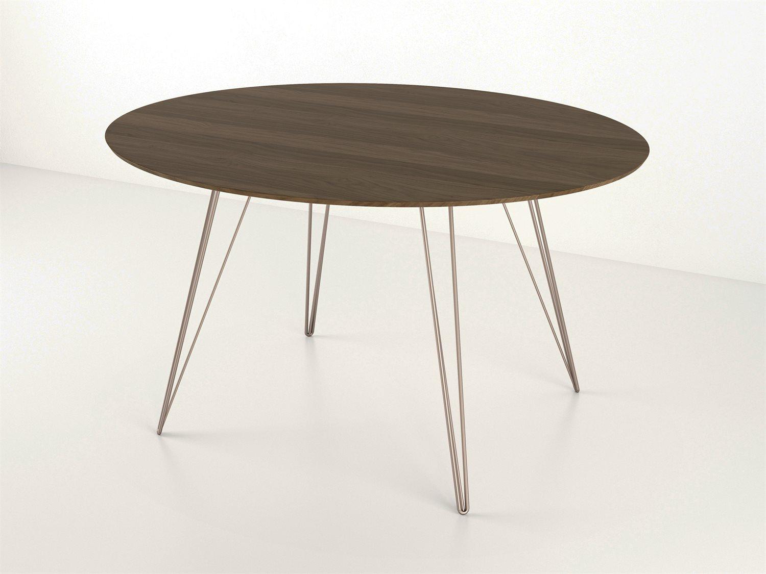 Tronk Design Williams Table Collection Oval Wood Rose Copper Dining