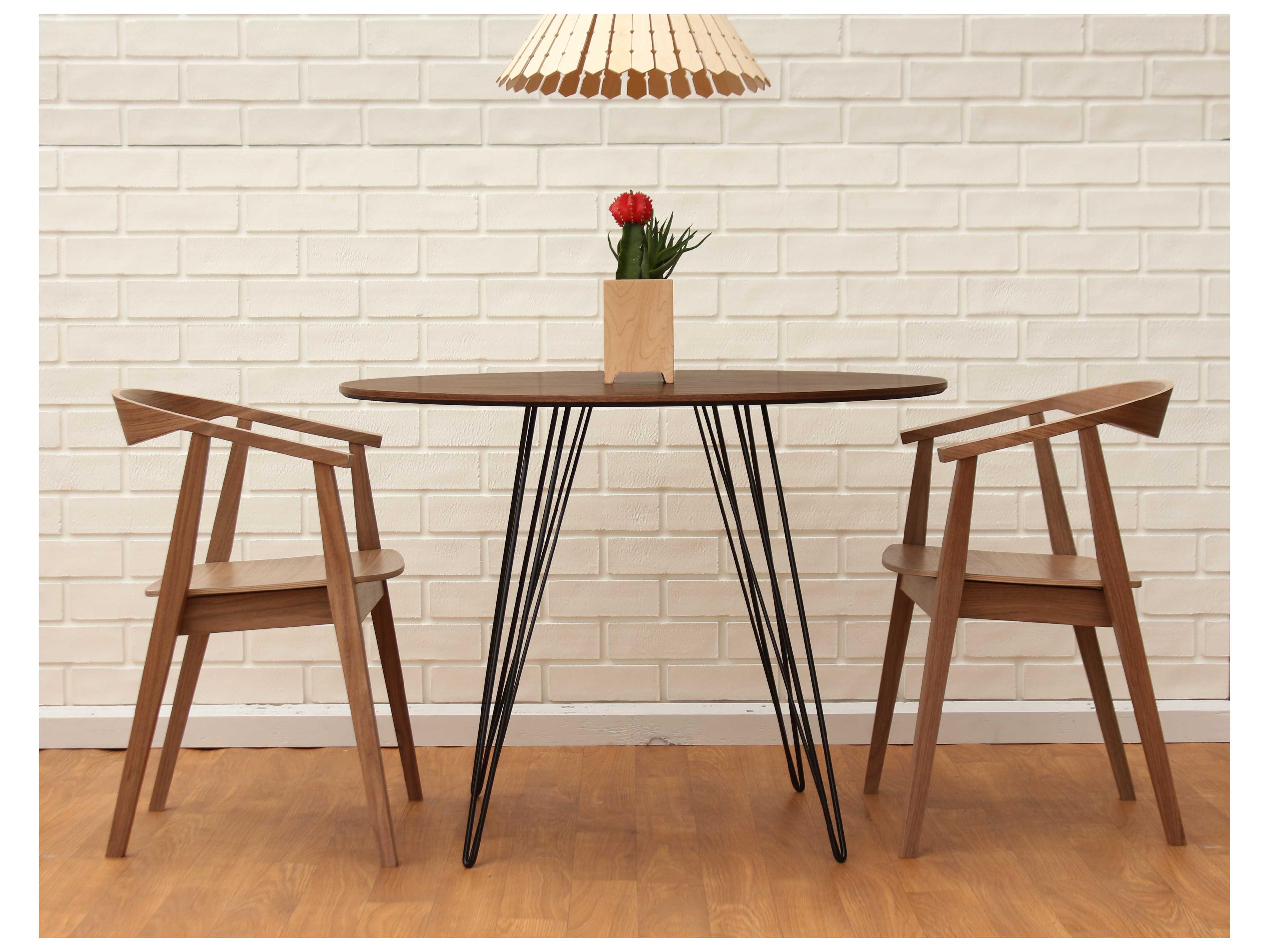 Tronk Design Williams Round Wood Dining Table