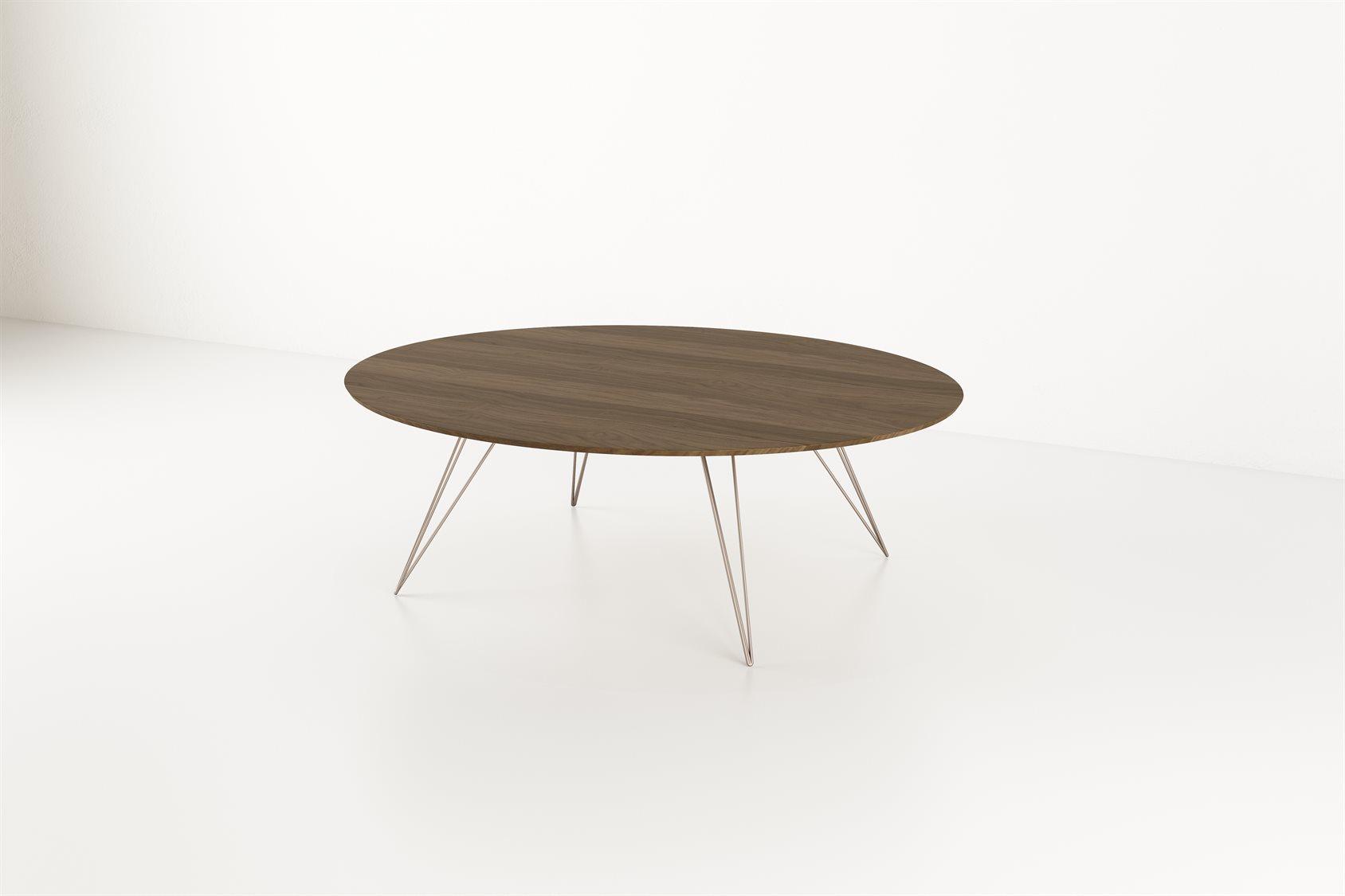 Tronk Design Williams Table Collection Oval Wood Rose Copper Dining