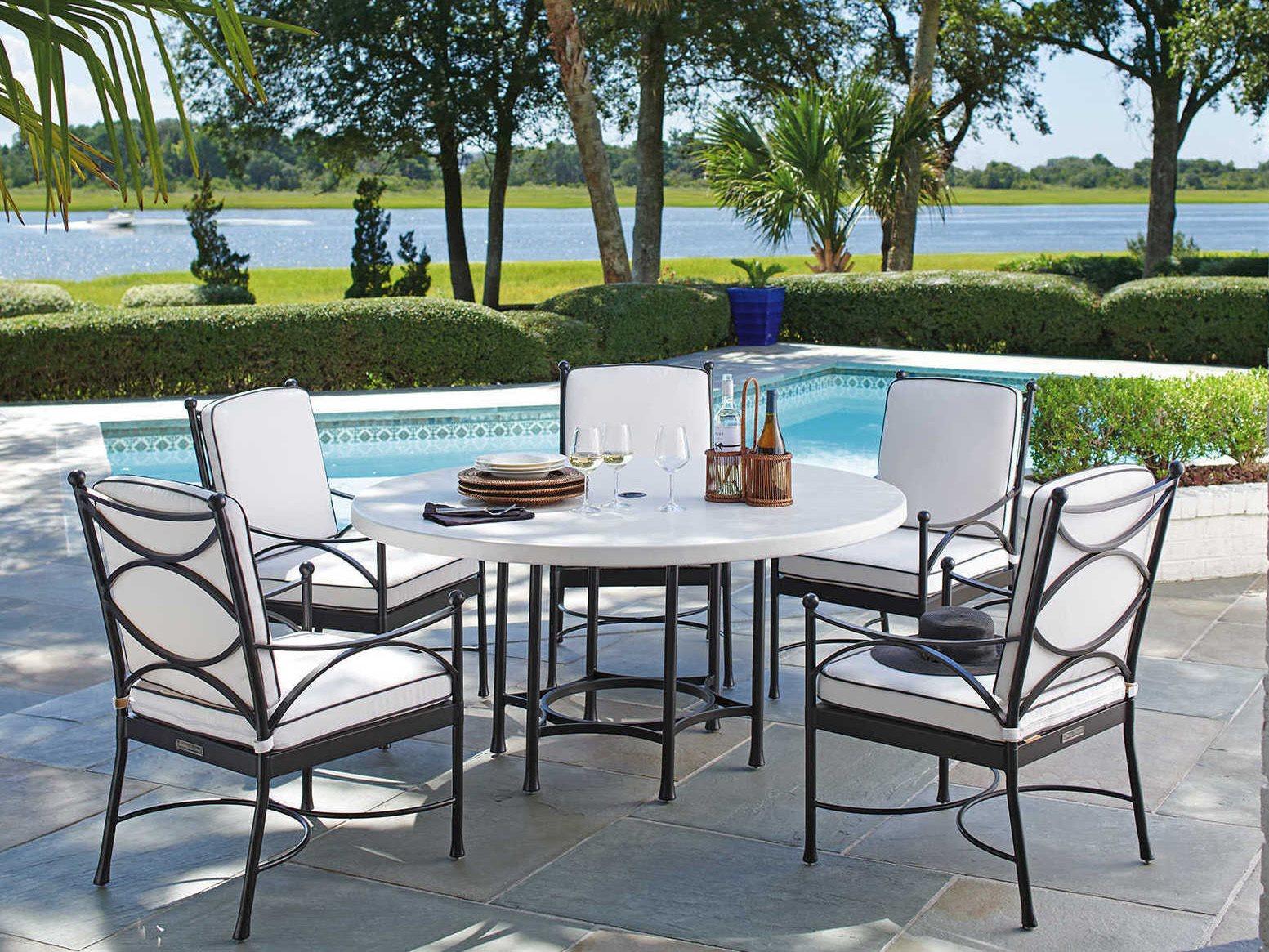 Tommy Bahama Outdoor Pavlova Aluminum Dining Set