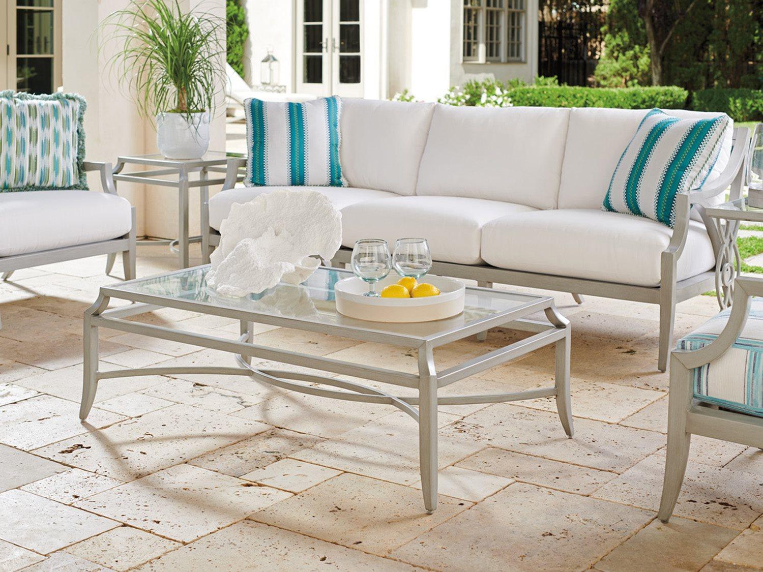 Tommy Bahama Outdoor Silver Sands Aluminum Lounge Set