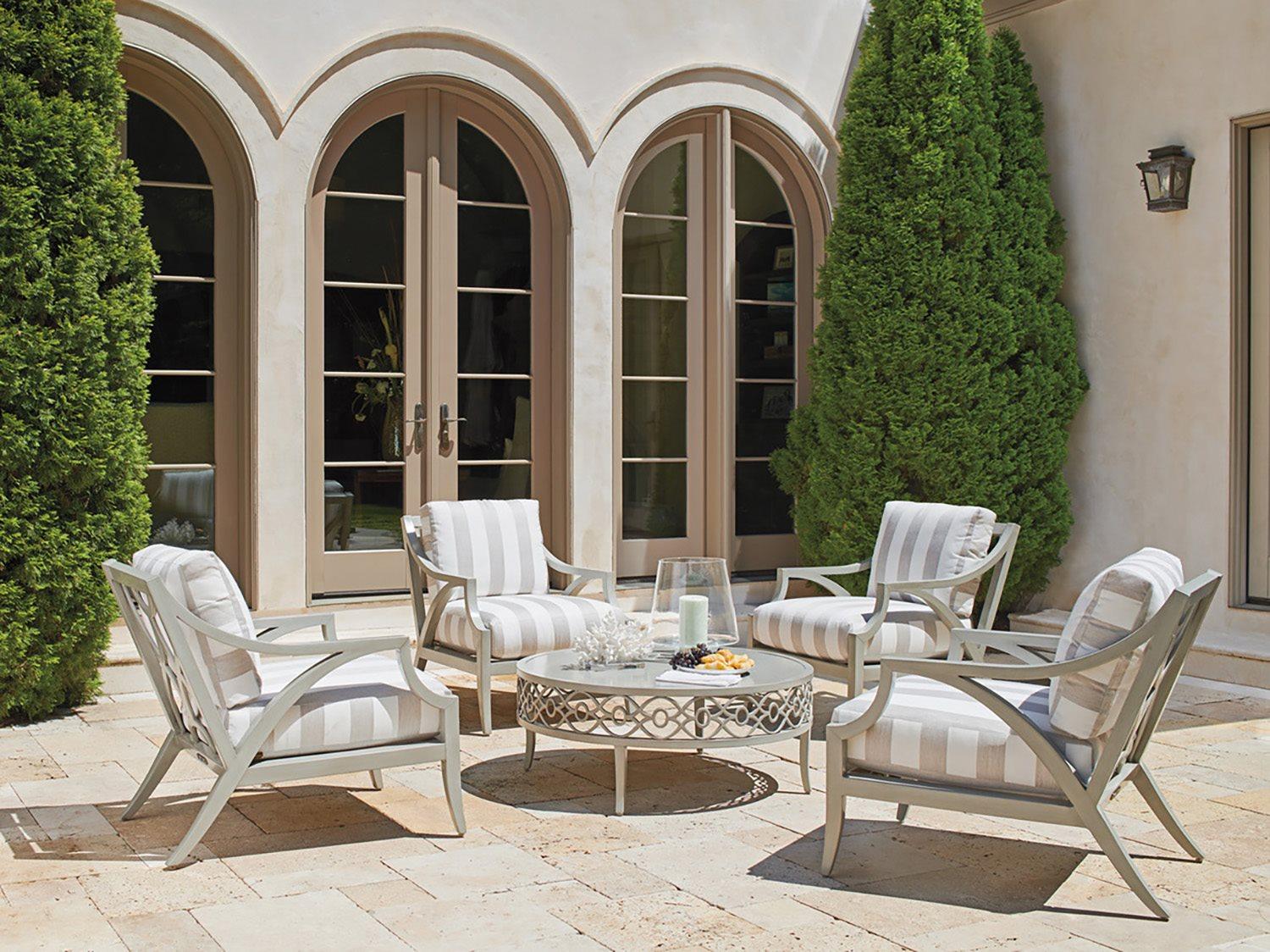 Tommy Bahama Outdoor Silver Sands Aluminum Lounge Set
