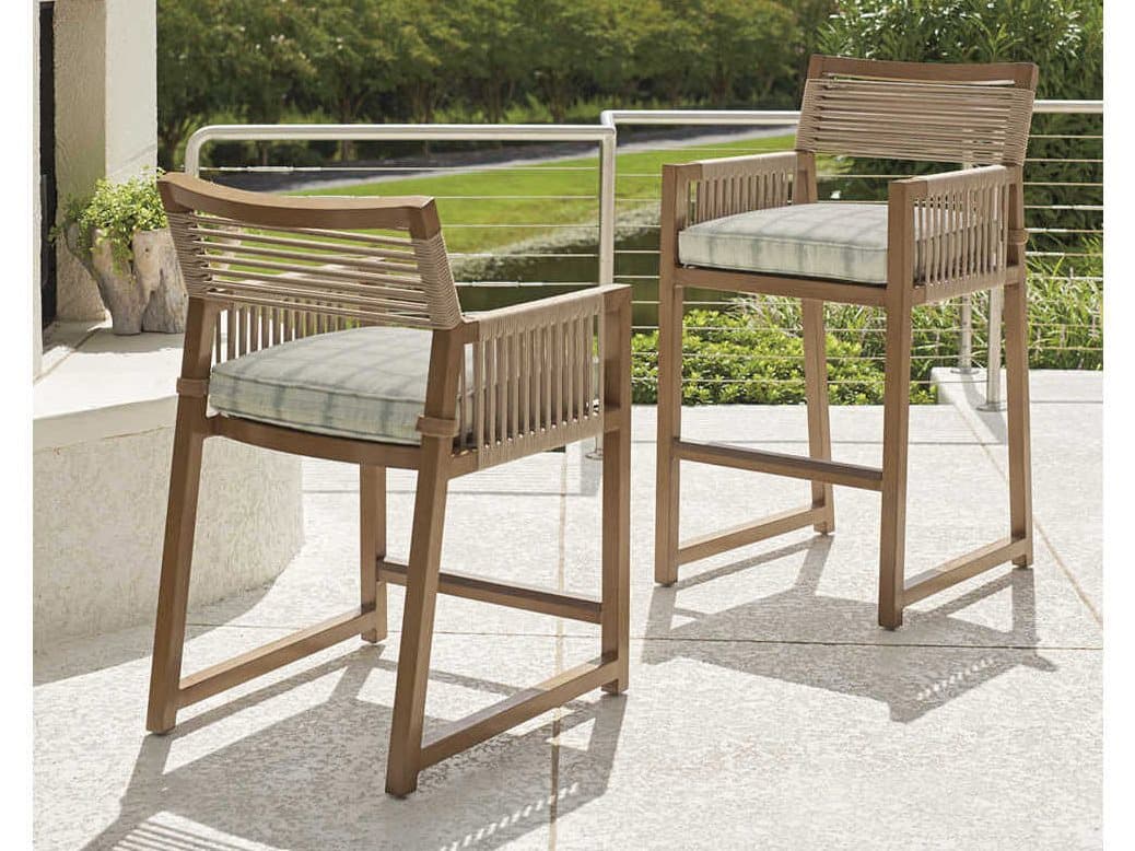 Tommy Bahama Outdoor St Tropez Aluminum Bar & Counter Chair Set