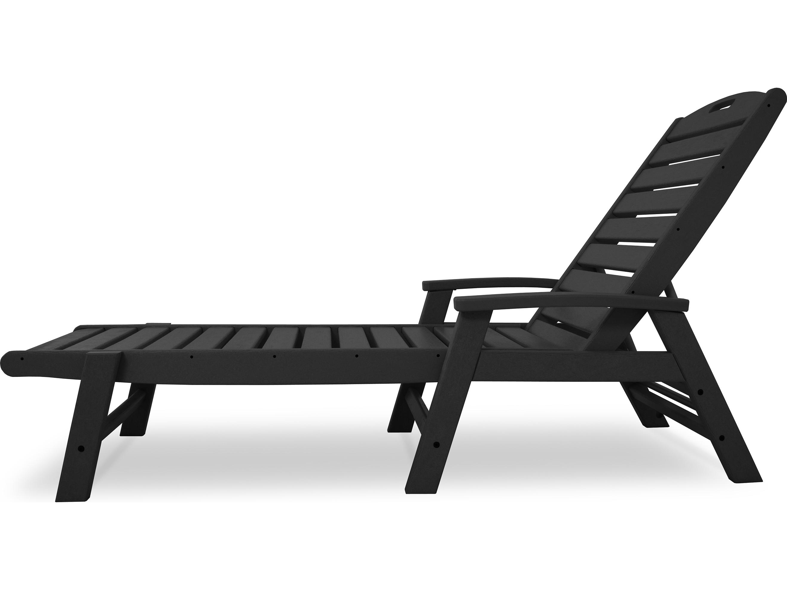 Trex® Outdoor Furniture™ Yacht Club Recycled Plastic Stackable Chaise Lounge