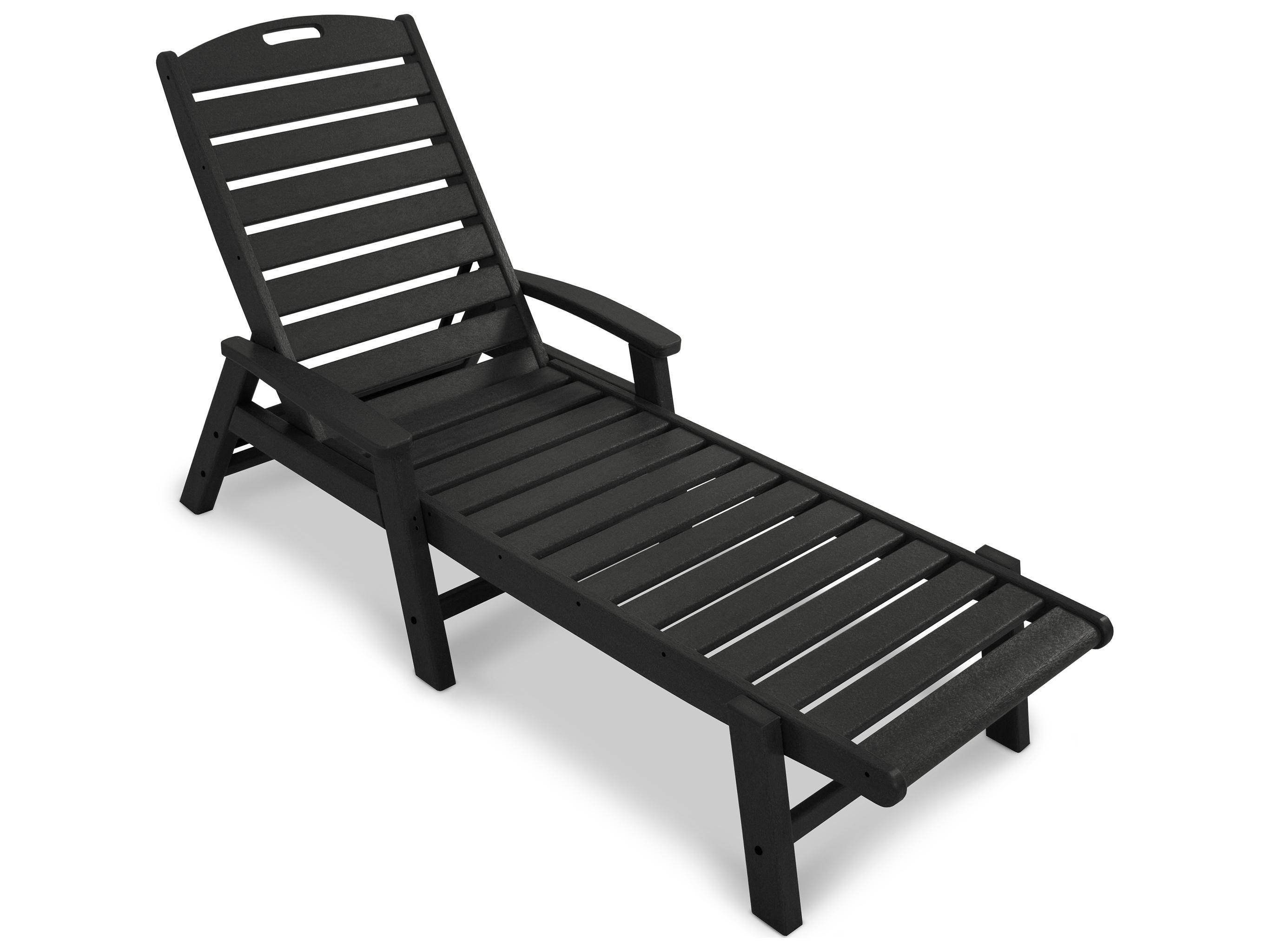 Trex® Outdoor Furniture™ Yacht Club Recycled Plastic Stackable Chaise Lounge