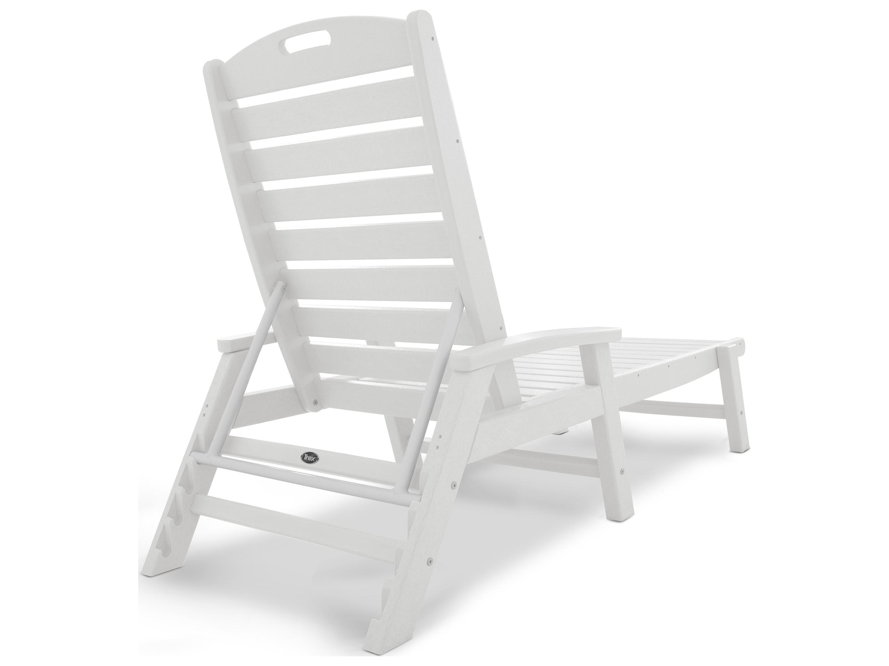 Trex® Outdoor Furniture™ Yacht Club Recycled Plastic Stackable Chaise Lounge