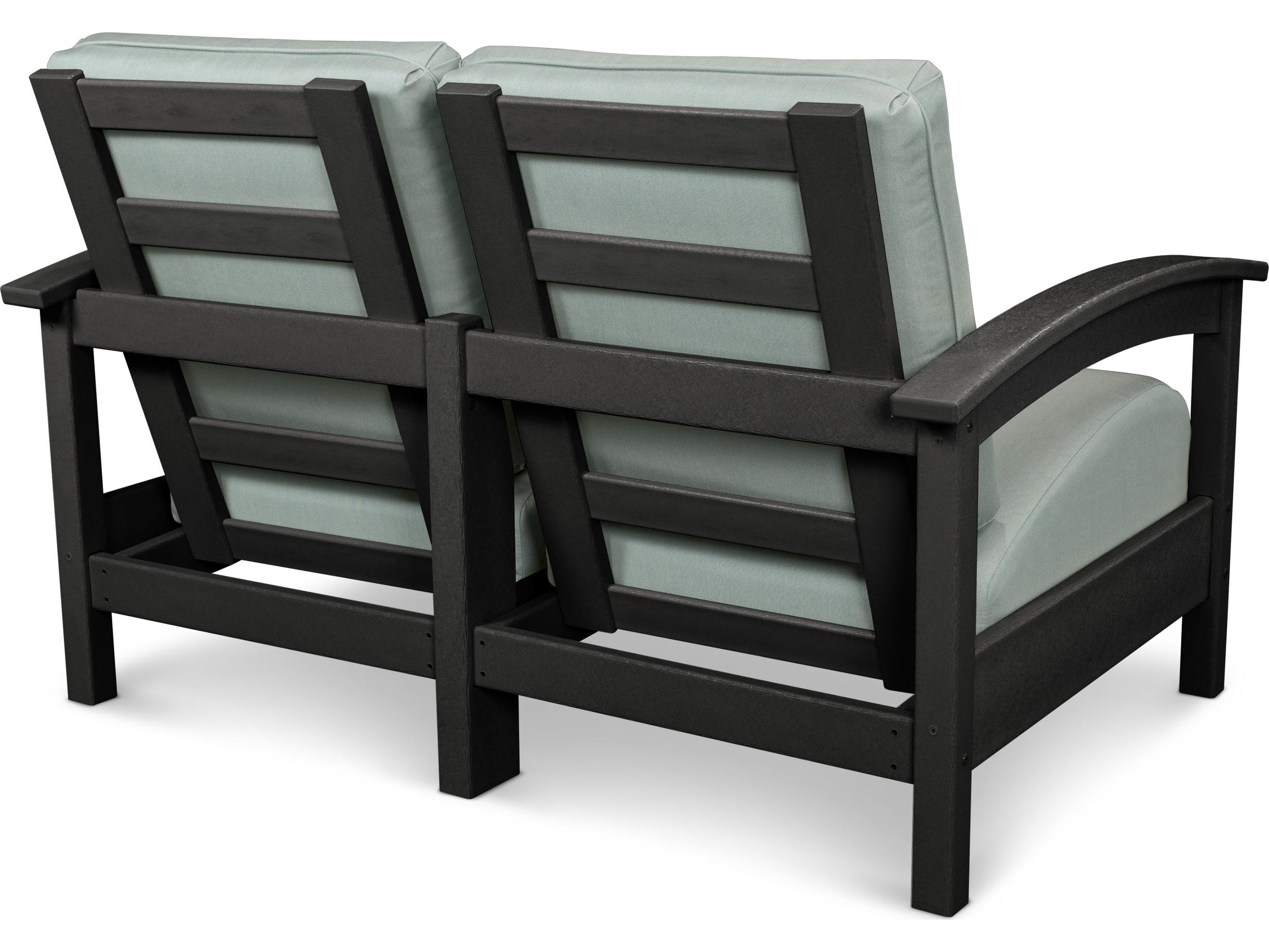 Trex® Outdoor Furniture™ Rockport Deep Seating Recycled Plastic Loveseat