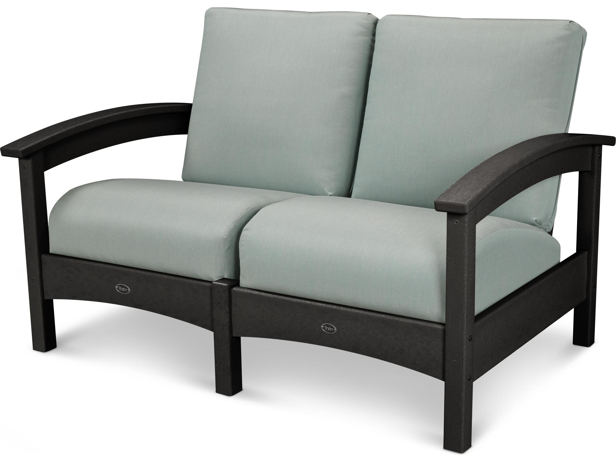 Trex® Outdoor Furniture™ Rockport Deep Seating Recycled Plastic Loveseat