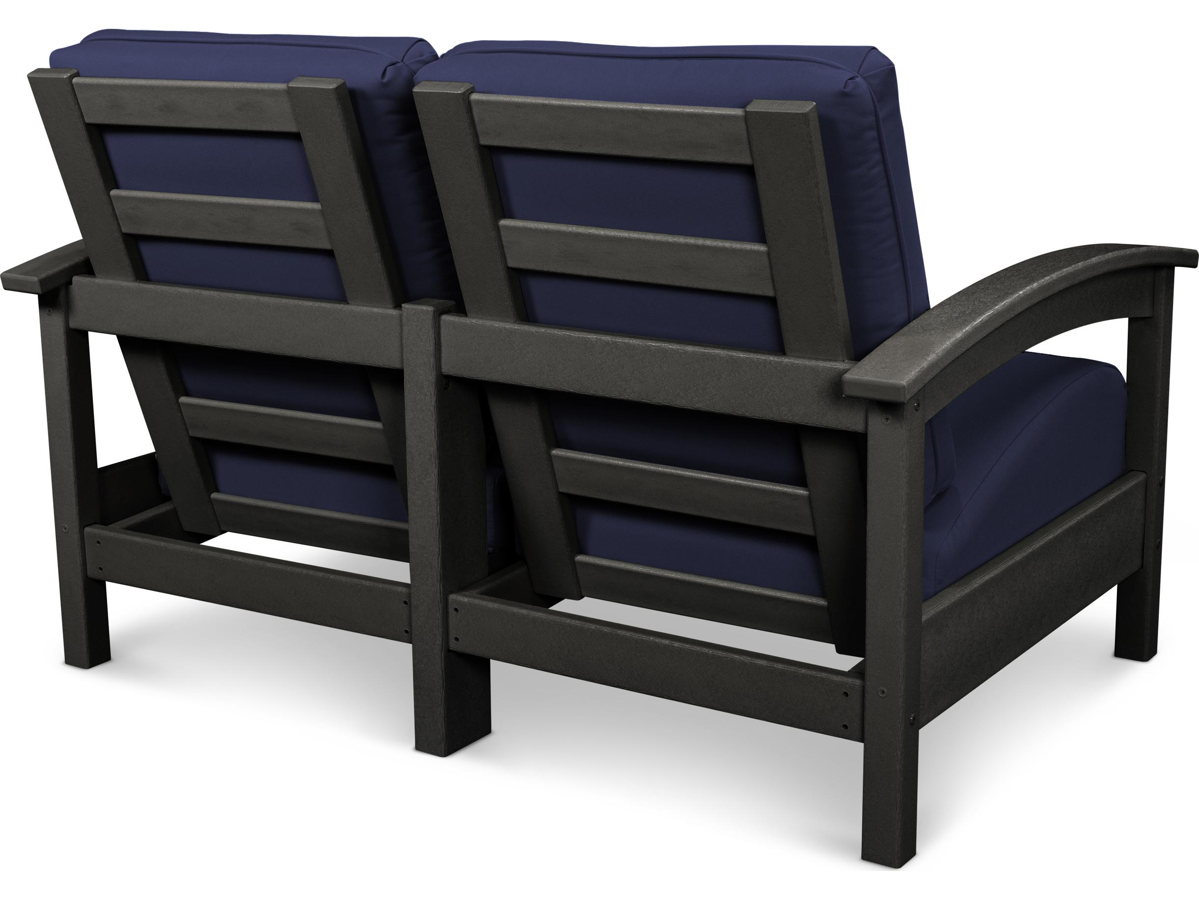 Trex® Outdoor Furniture™ Rockport Deep Seating Recycled Plastic Loveseat