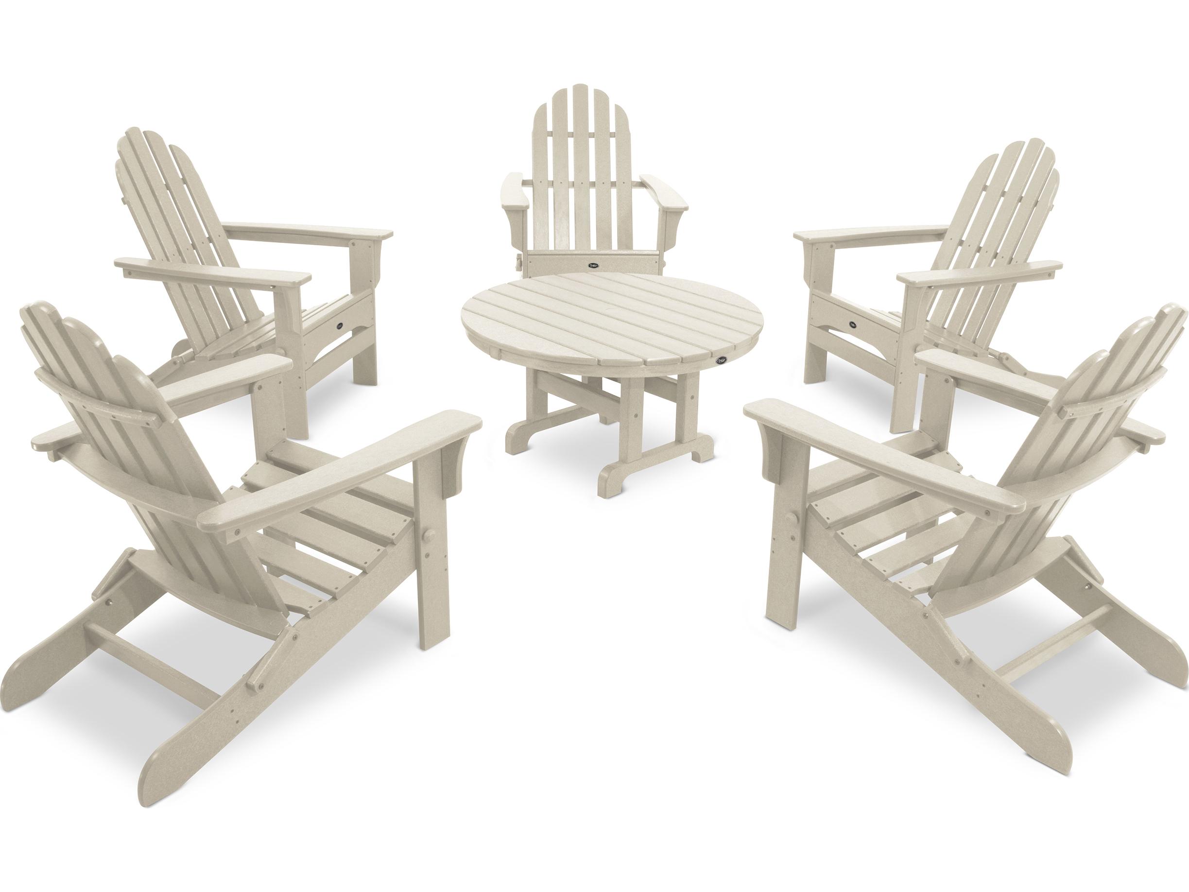 Trex® Outdoor Furniture™ Cape Cod Recycled Plastic 6 Piece Lounge Set