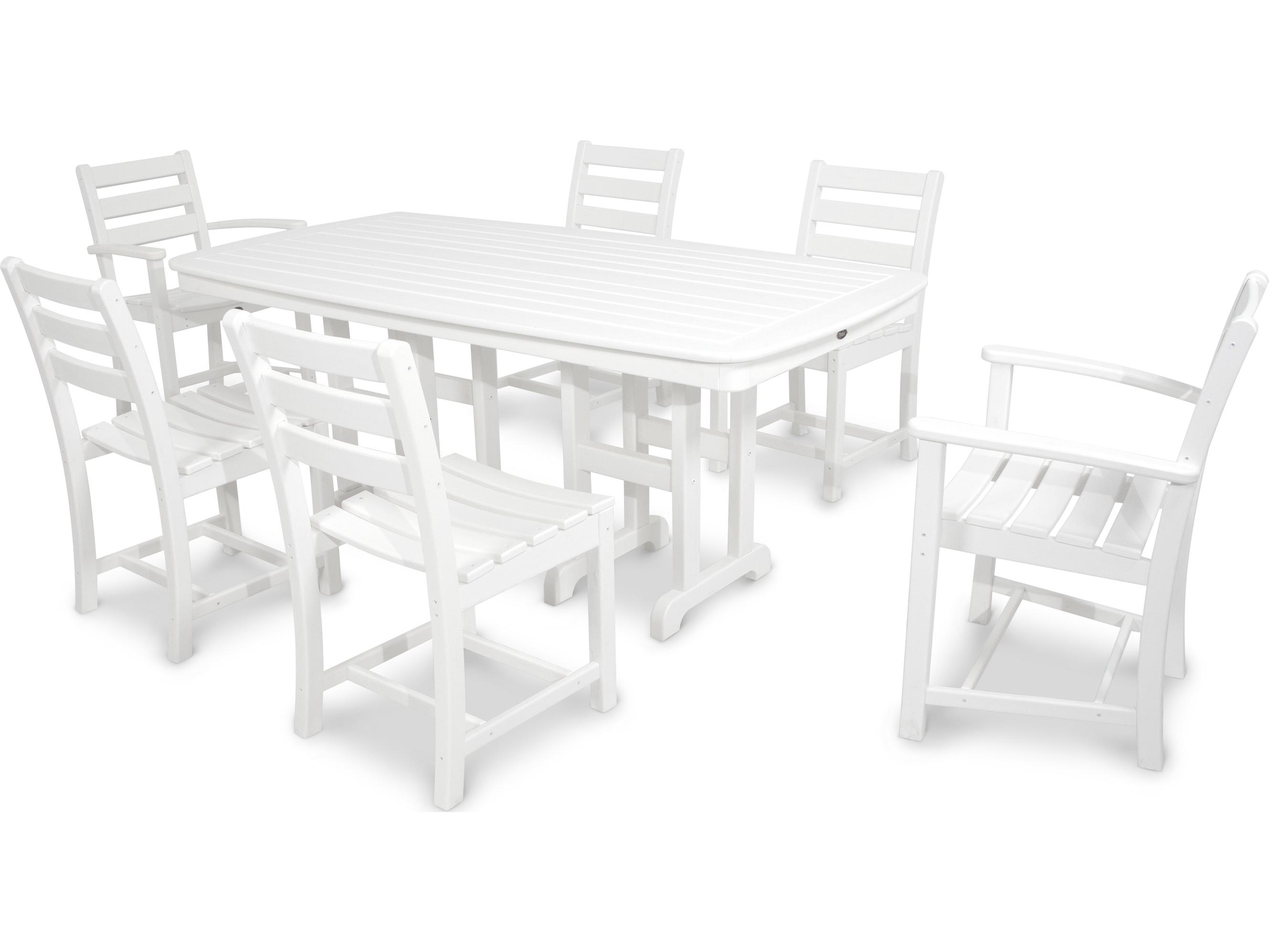 Trex® Outdoor Furniture™ Monterey Bay Recycled Plastic 7 Piece Dining Set