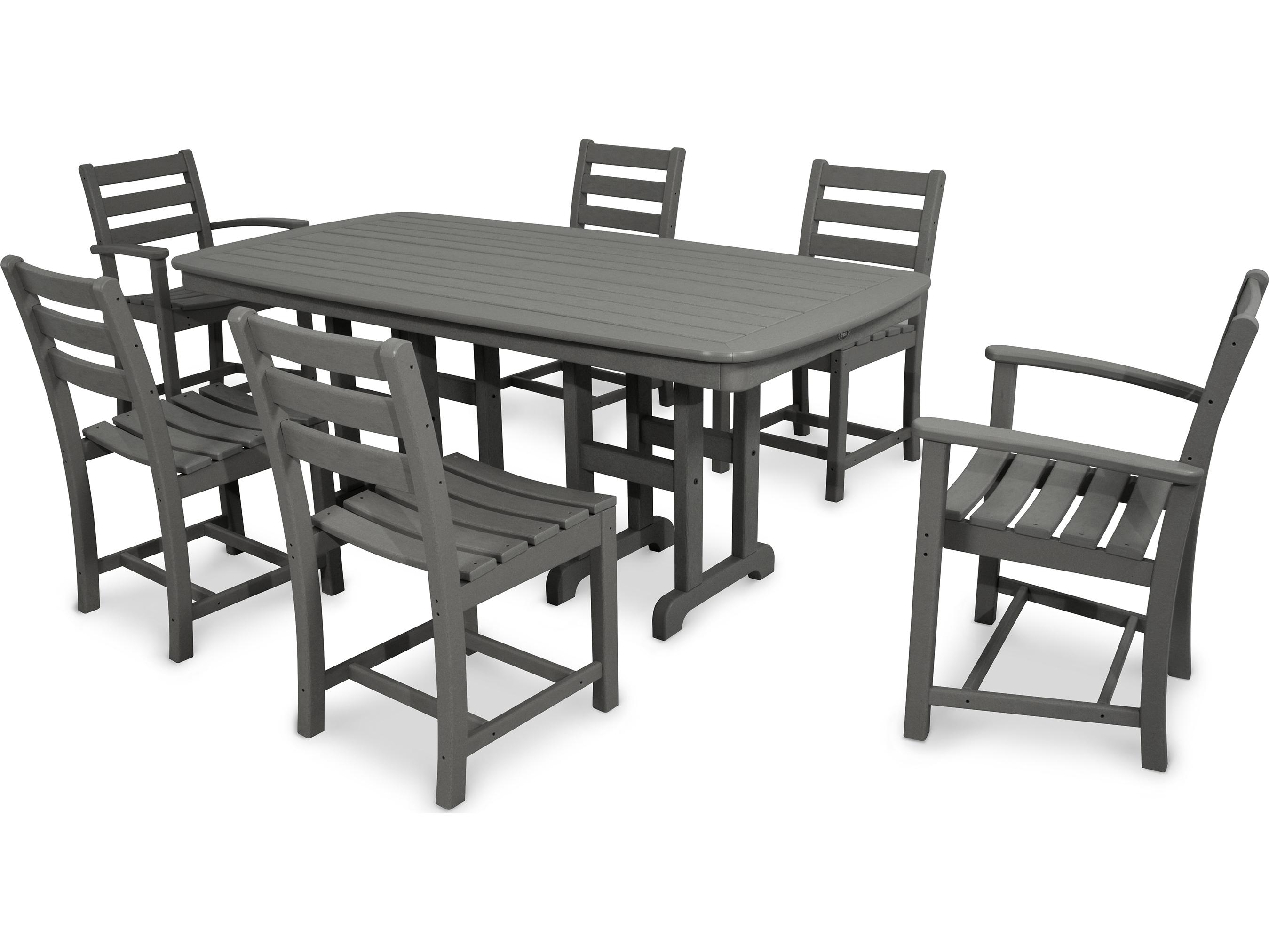 Trex® Outdoor Furniture™ Monterey Bay Recycled Plastic 7 Piece Dining Set