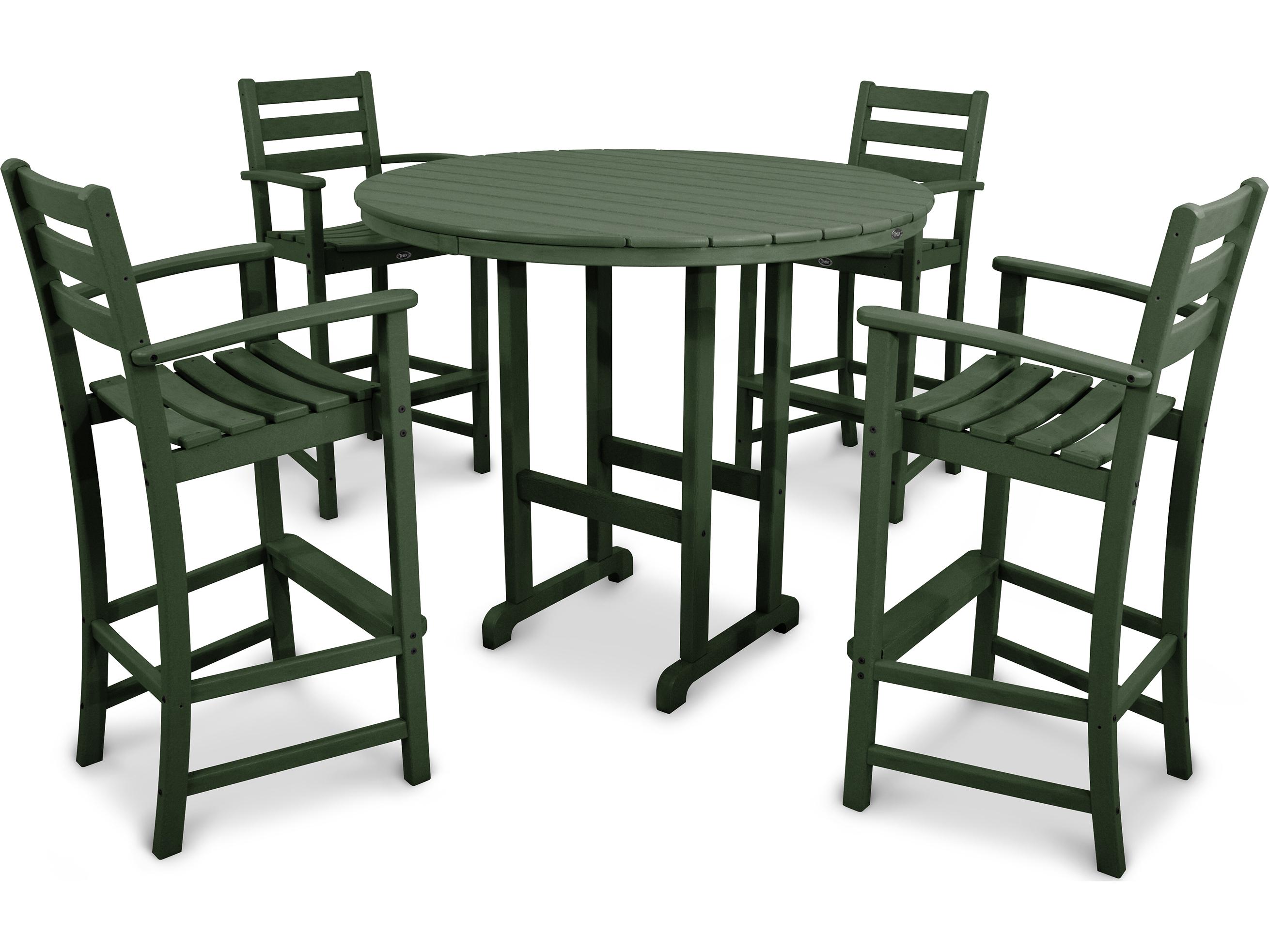 Trex® Outdoor Furniture™ Monterey Bay Recycled Plastic 5 Piece Bar Set
