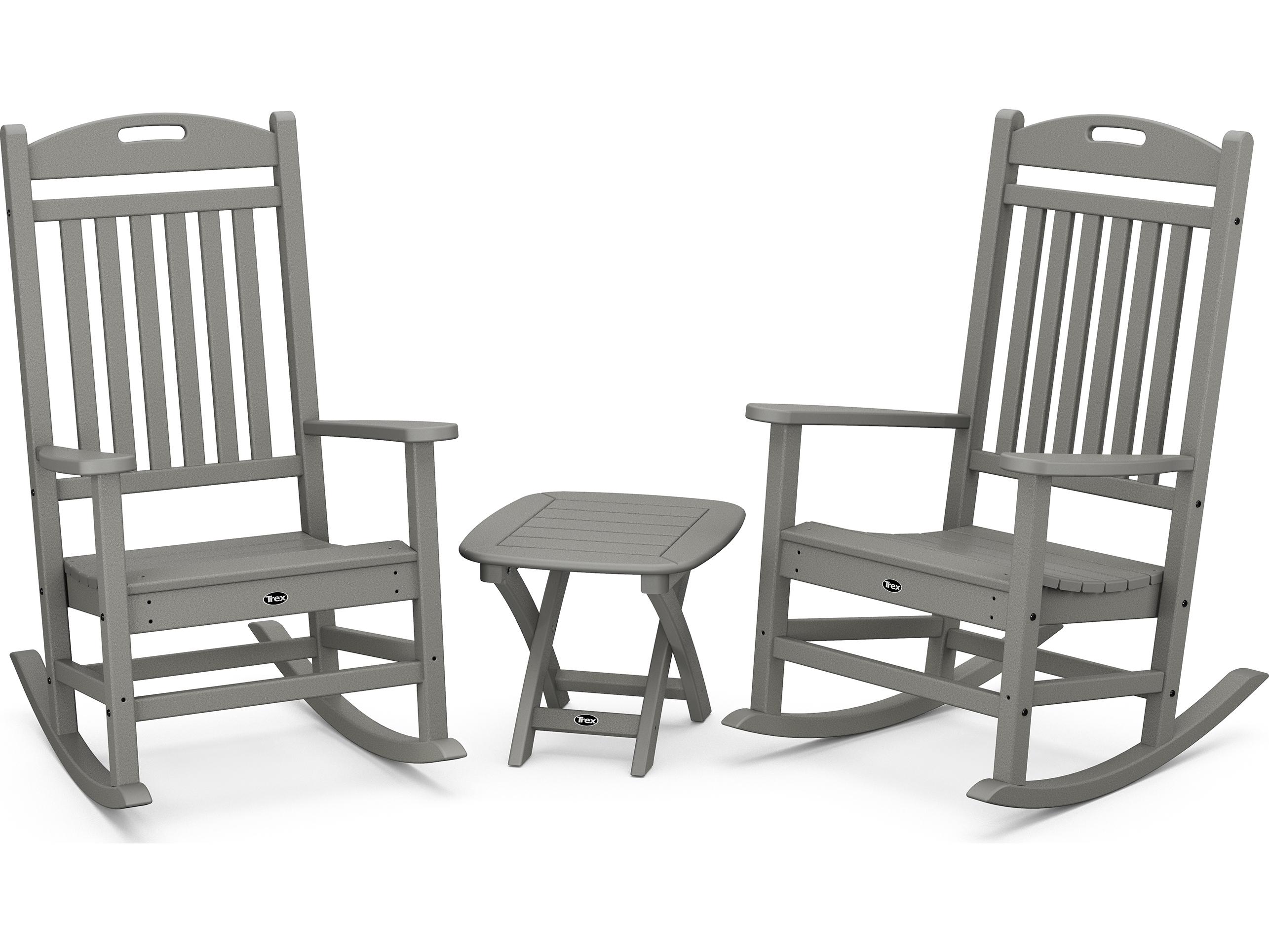 Trex® Outdoor Furniture™ Yacht Club Recycled Plastic 3 Piece Lounge Set