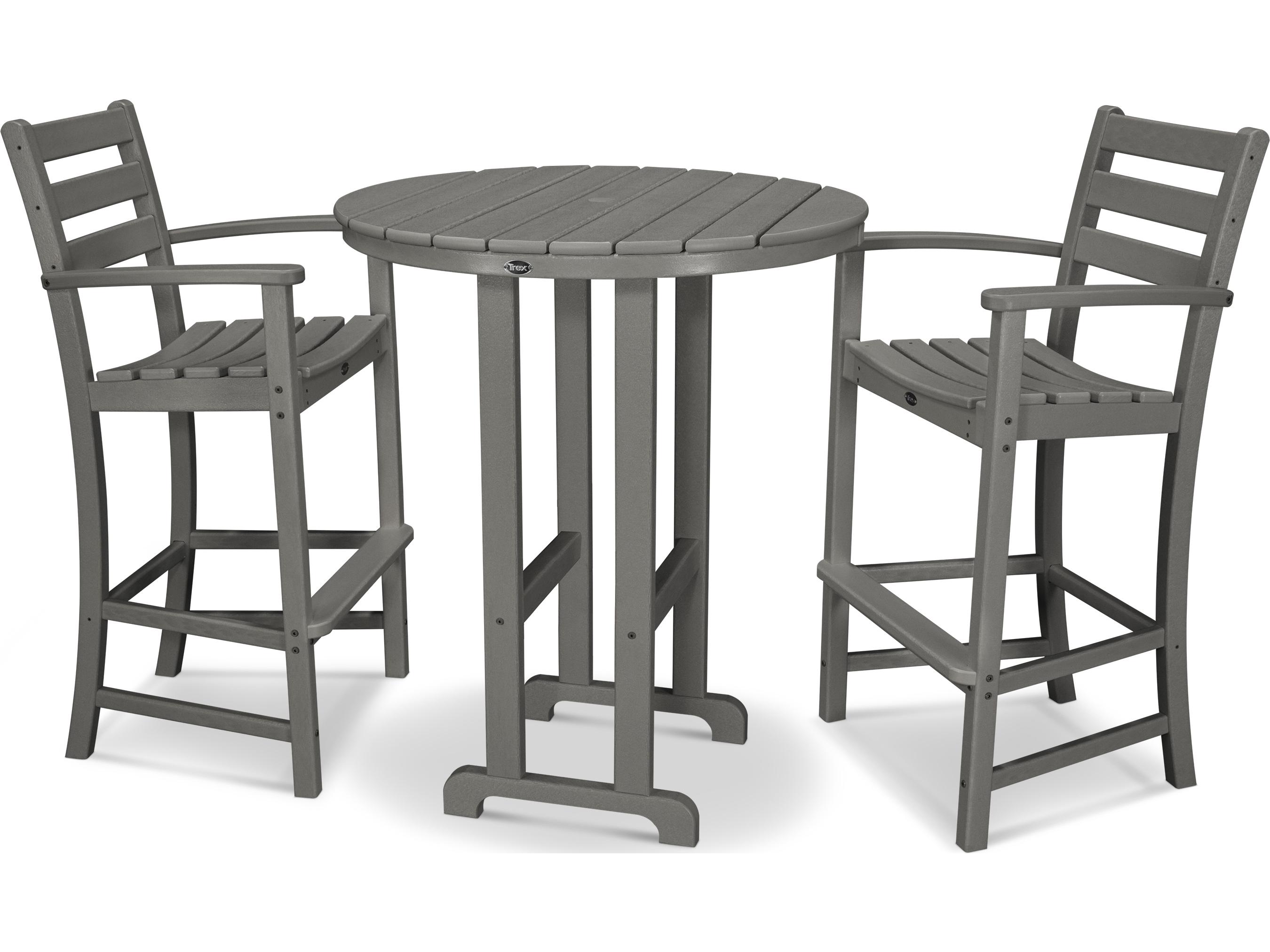 Trex® Outdoor Furniture™ Monterey Bay Recycled Plastic 3 Piece Bar Set