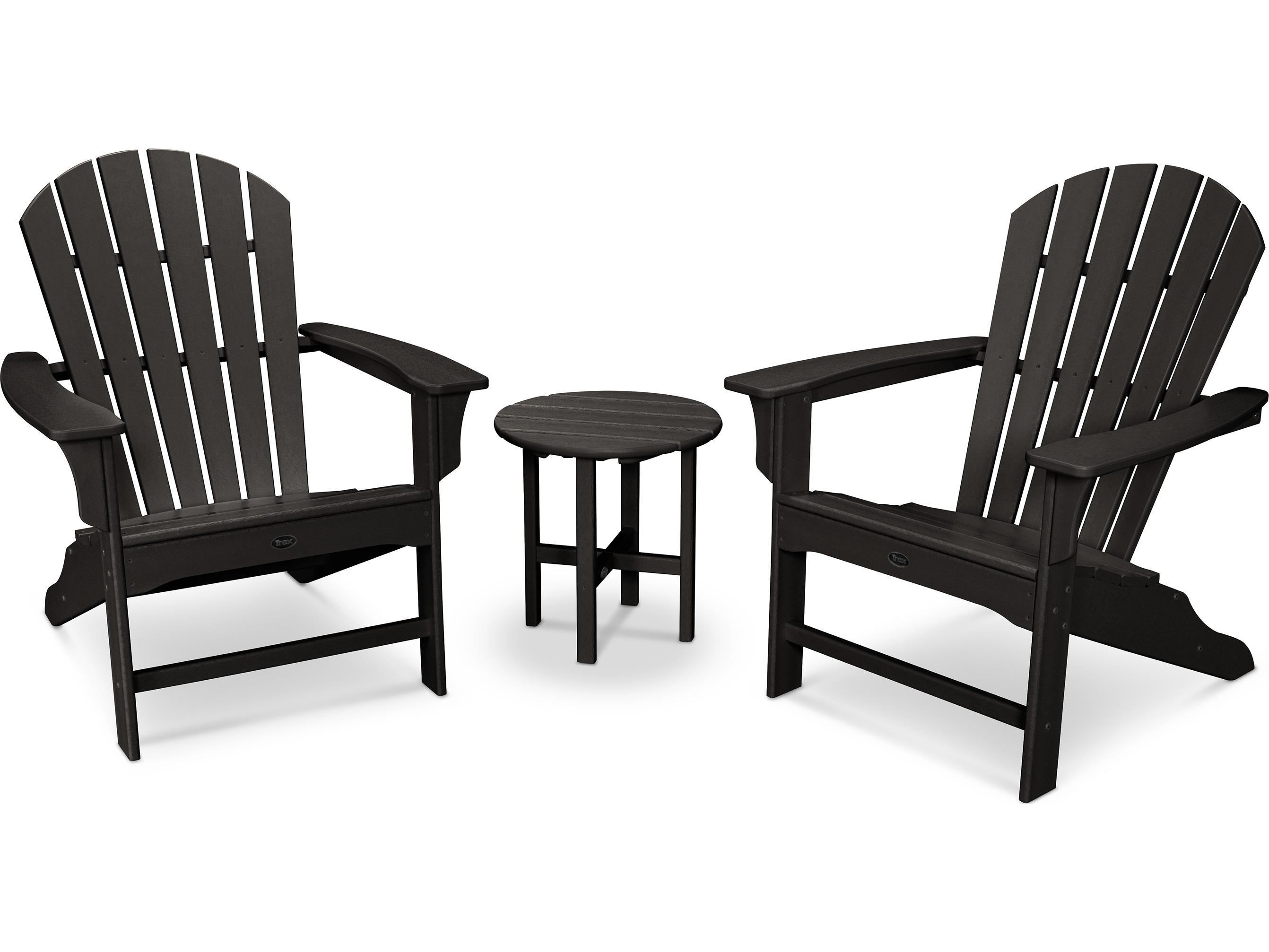 Trex® Outdoor Furniture™ Yacht Club Recycled Plastic Shellback 3 Piece Adirondack Lounge Set