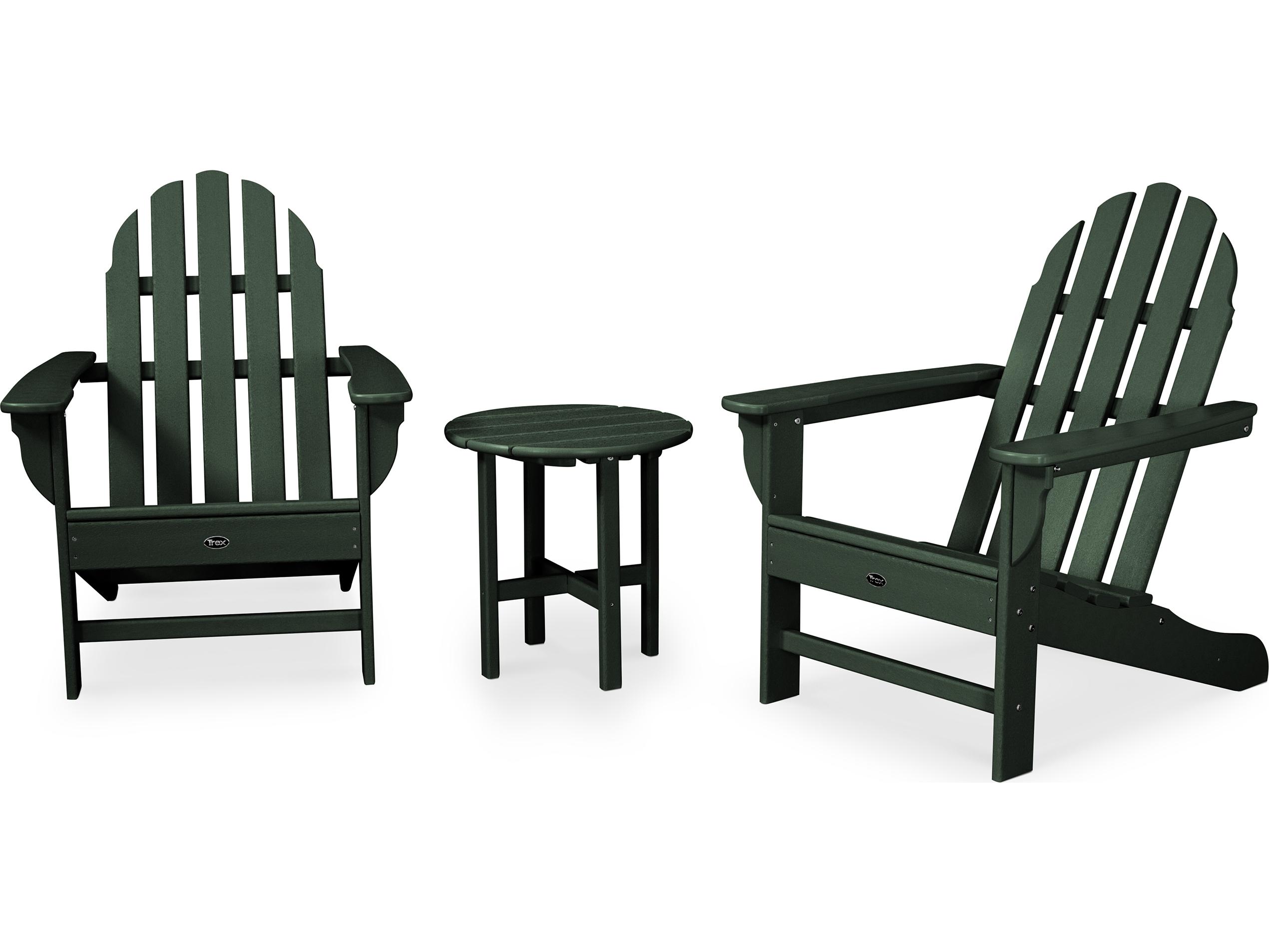 Trex® Outdoor Furniture™ Cape Cod Recycled Plastic 3 Piece Lounge Set