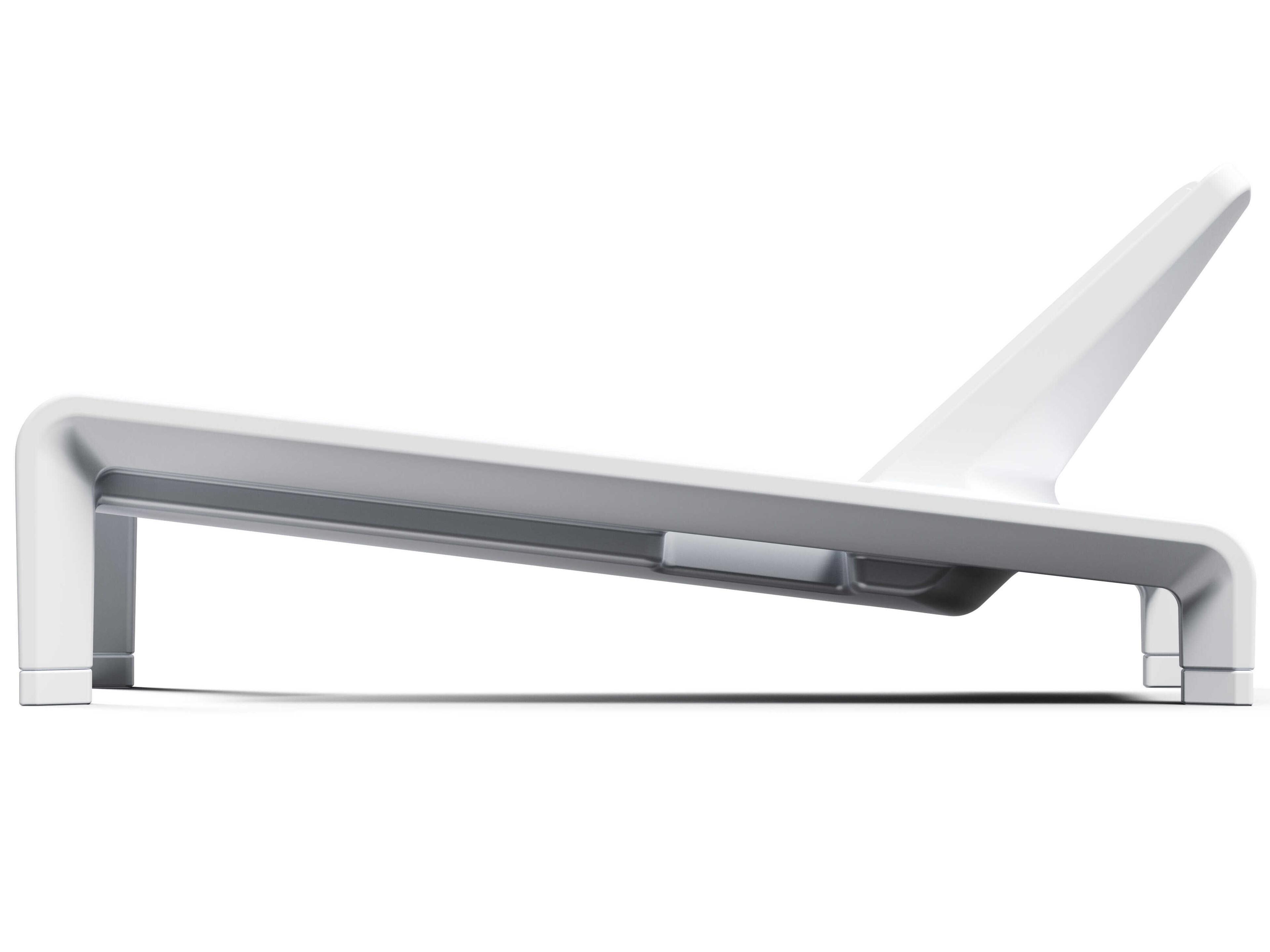 Tupelo Goods Deck Highcloud White Chaise Lounge Risers Set of 4