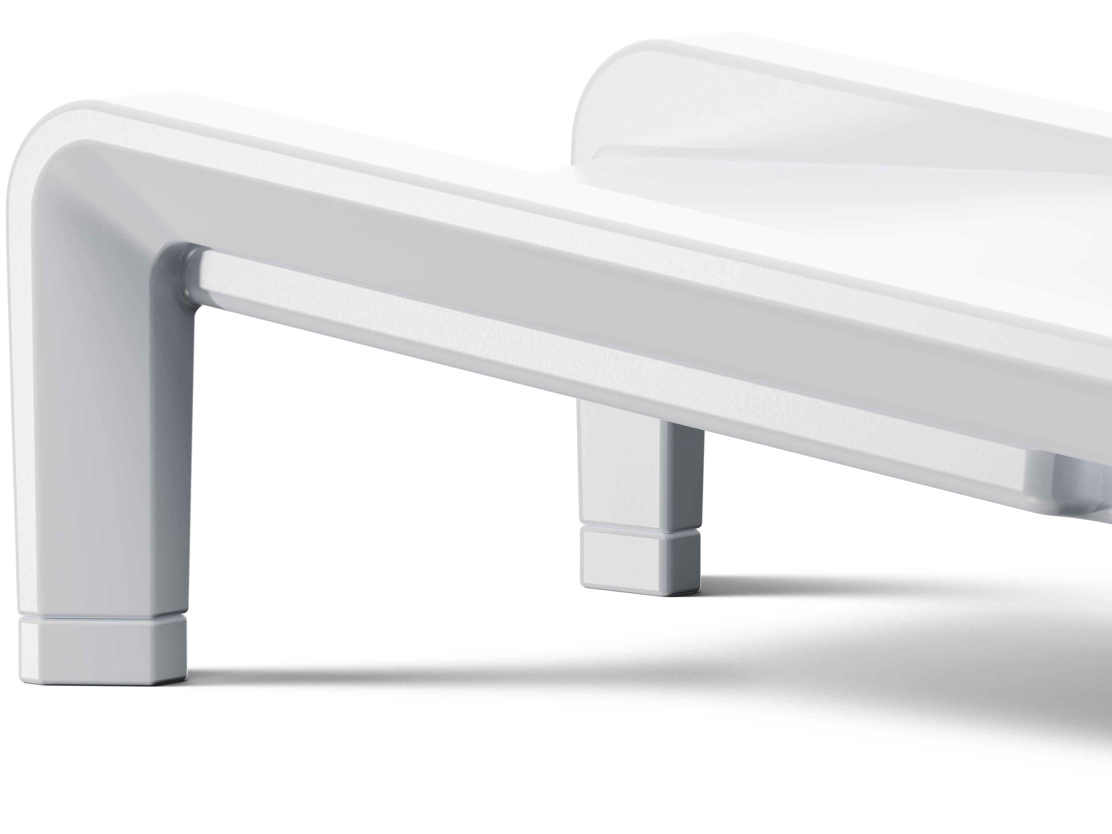 Tupelo Goods Deck Highcloud White Chaise Lounge Risers Set of 4