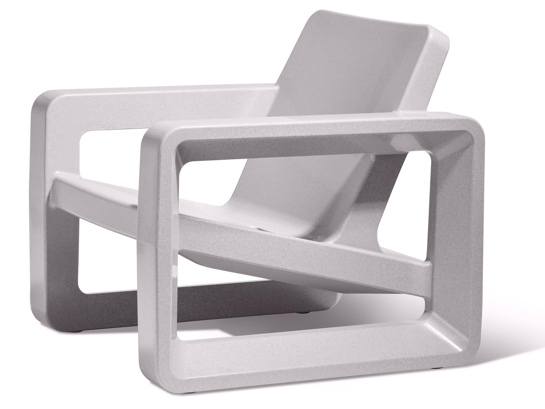 Tupelo Goods Deck Marine Grade Polyethylene Lounge Chair in Sandstone