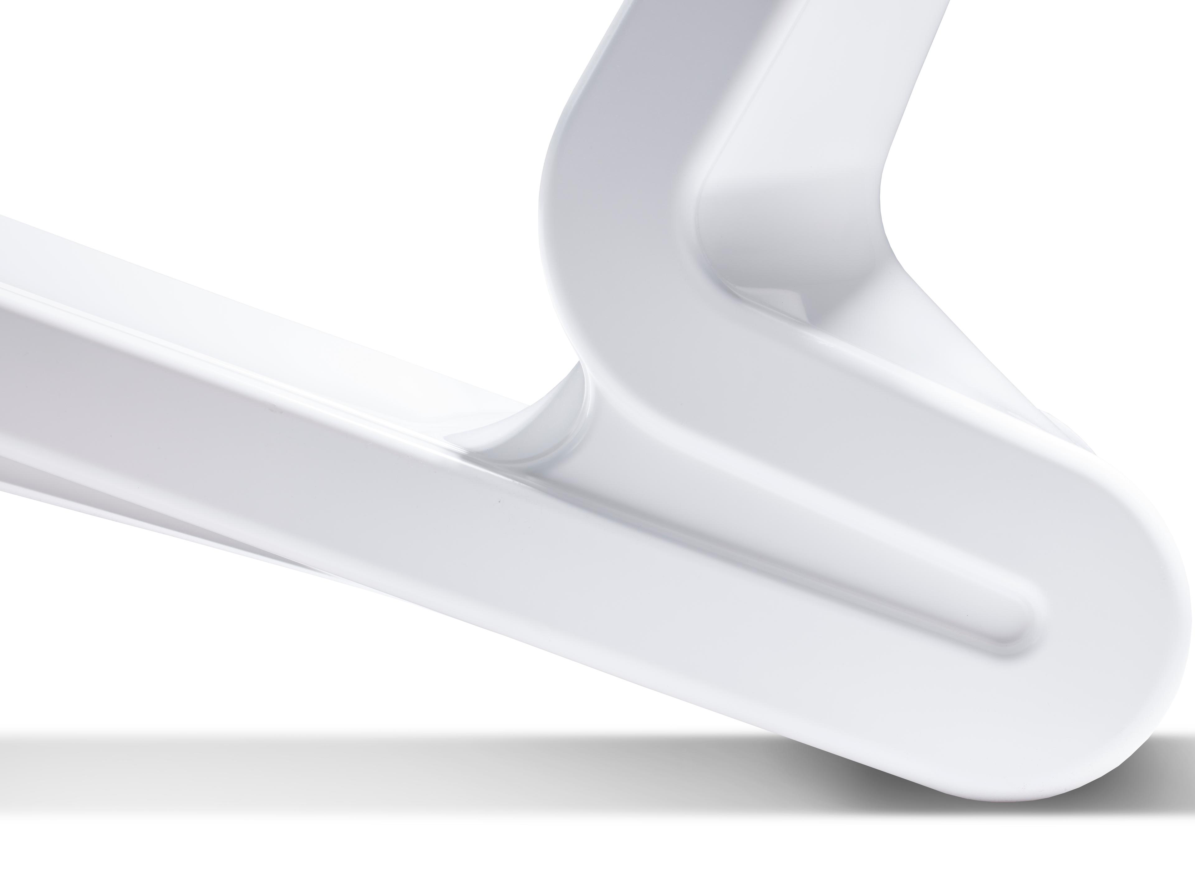 Tupelo Goods Line Resin Lounge Chair in Highcloud White