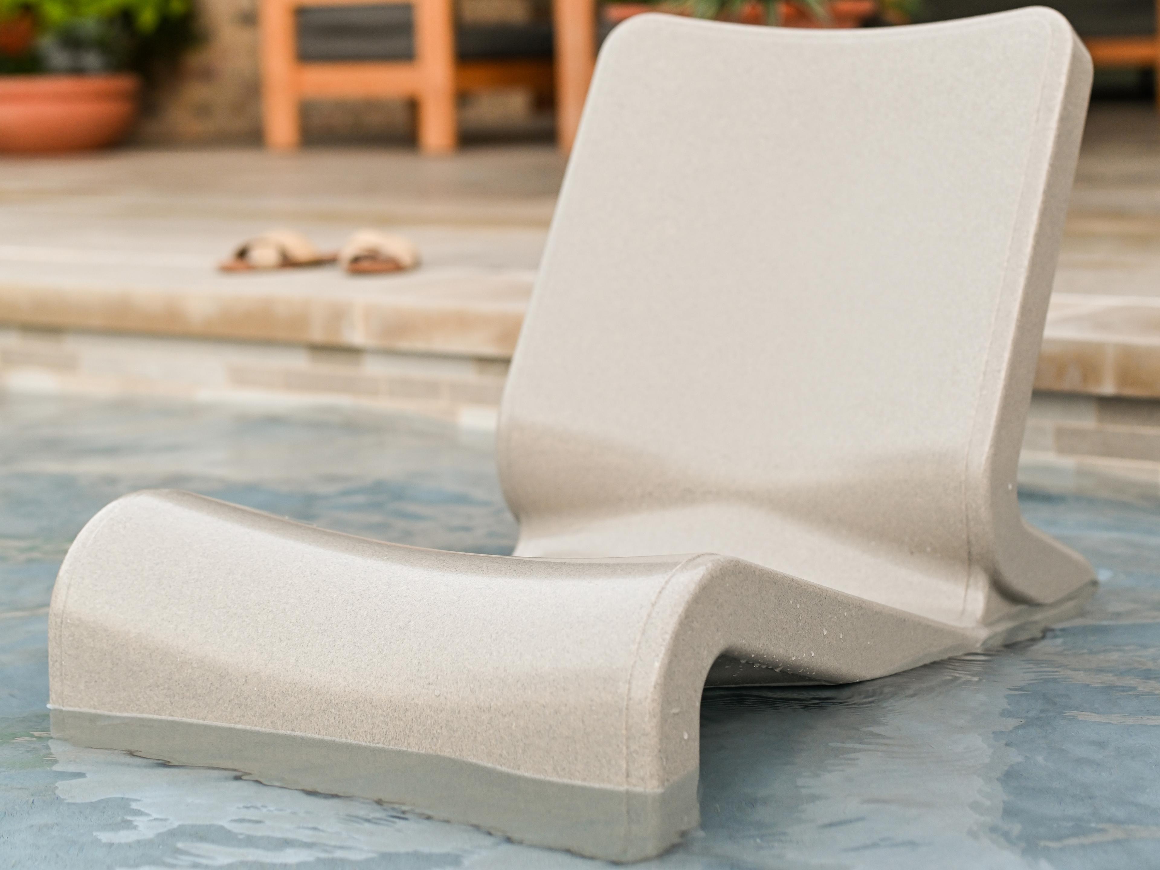 Tupelo Goods Line Marine Grade Polyethylene Lounge Chair in Sandstone