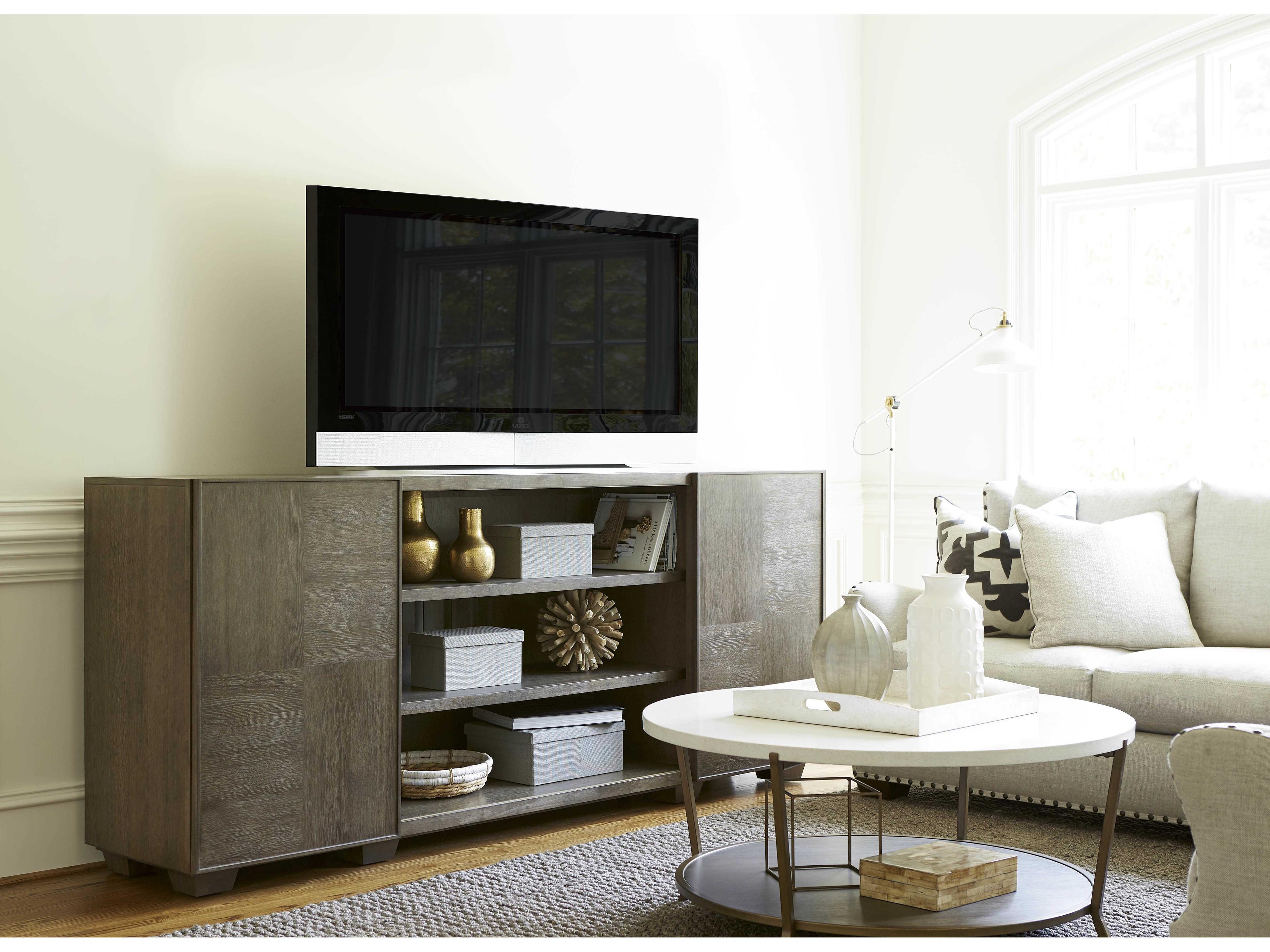 Universal Furniture Playlist Round Stone Brown Eyed Girl Cocktail Table