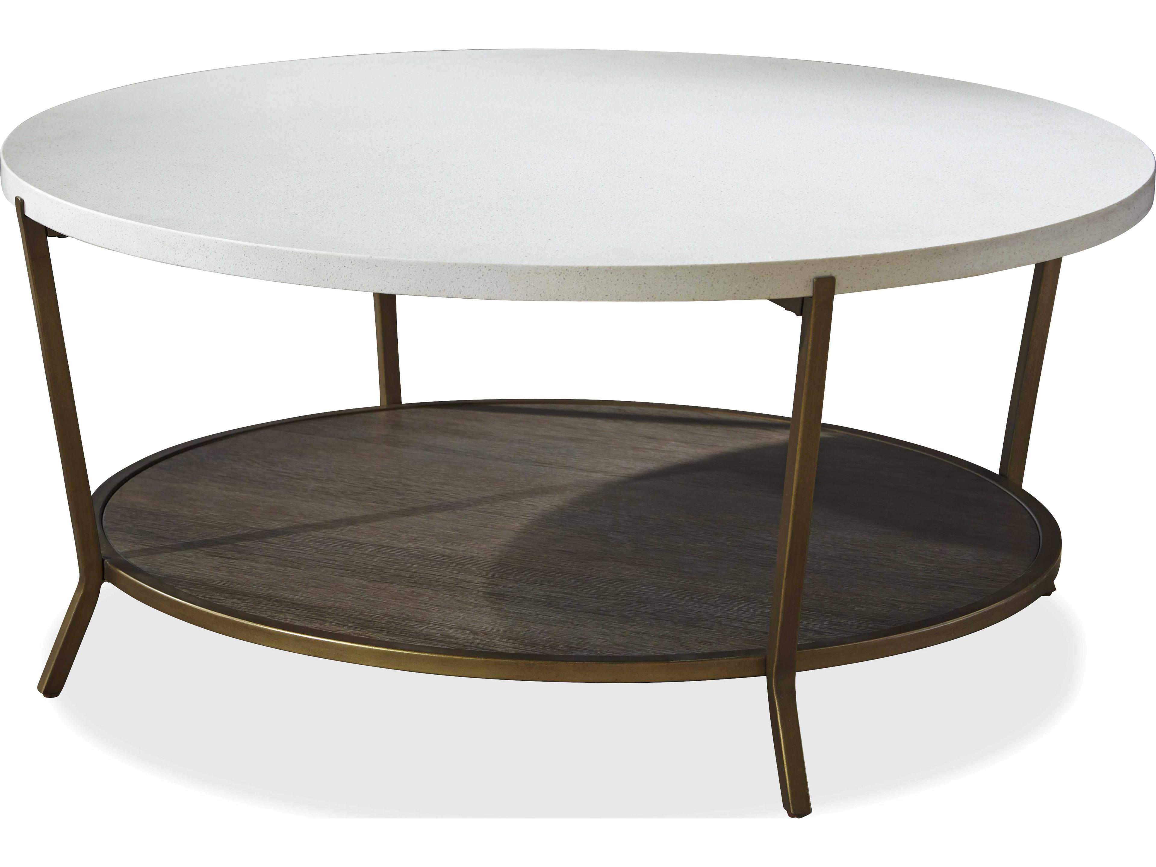 Universal Furniture Playlist Round Stone Brown Eyed Girl Cocktail Table
