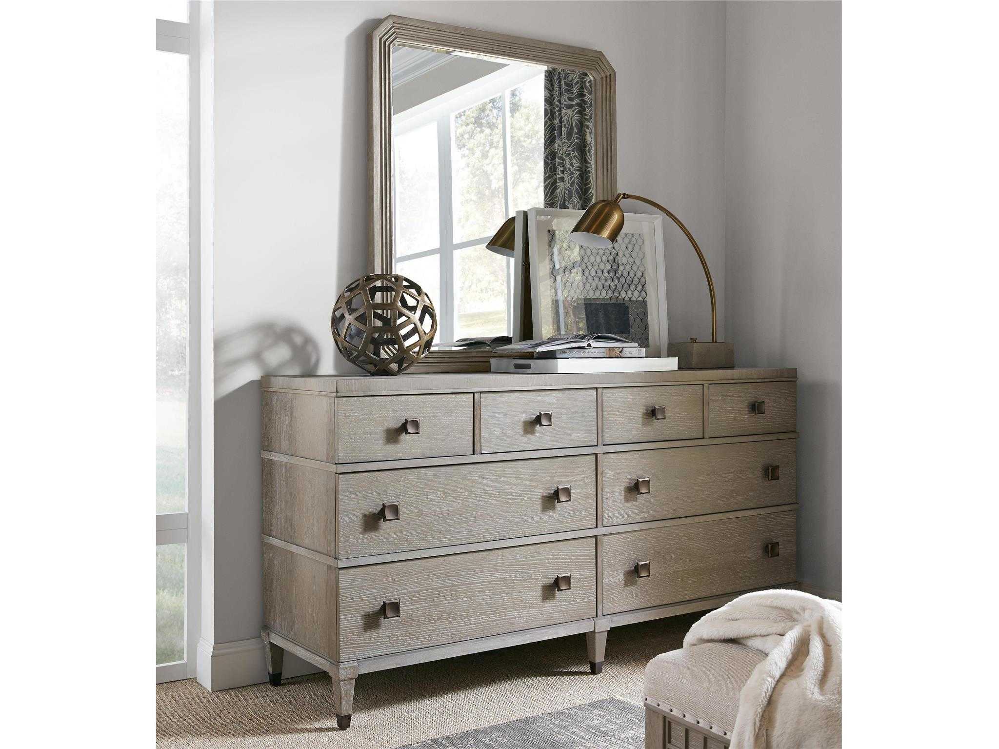 Universal Furniture The Playlist 8-Drawers Gray Double Dresser