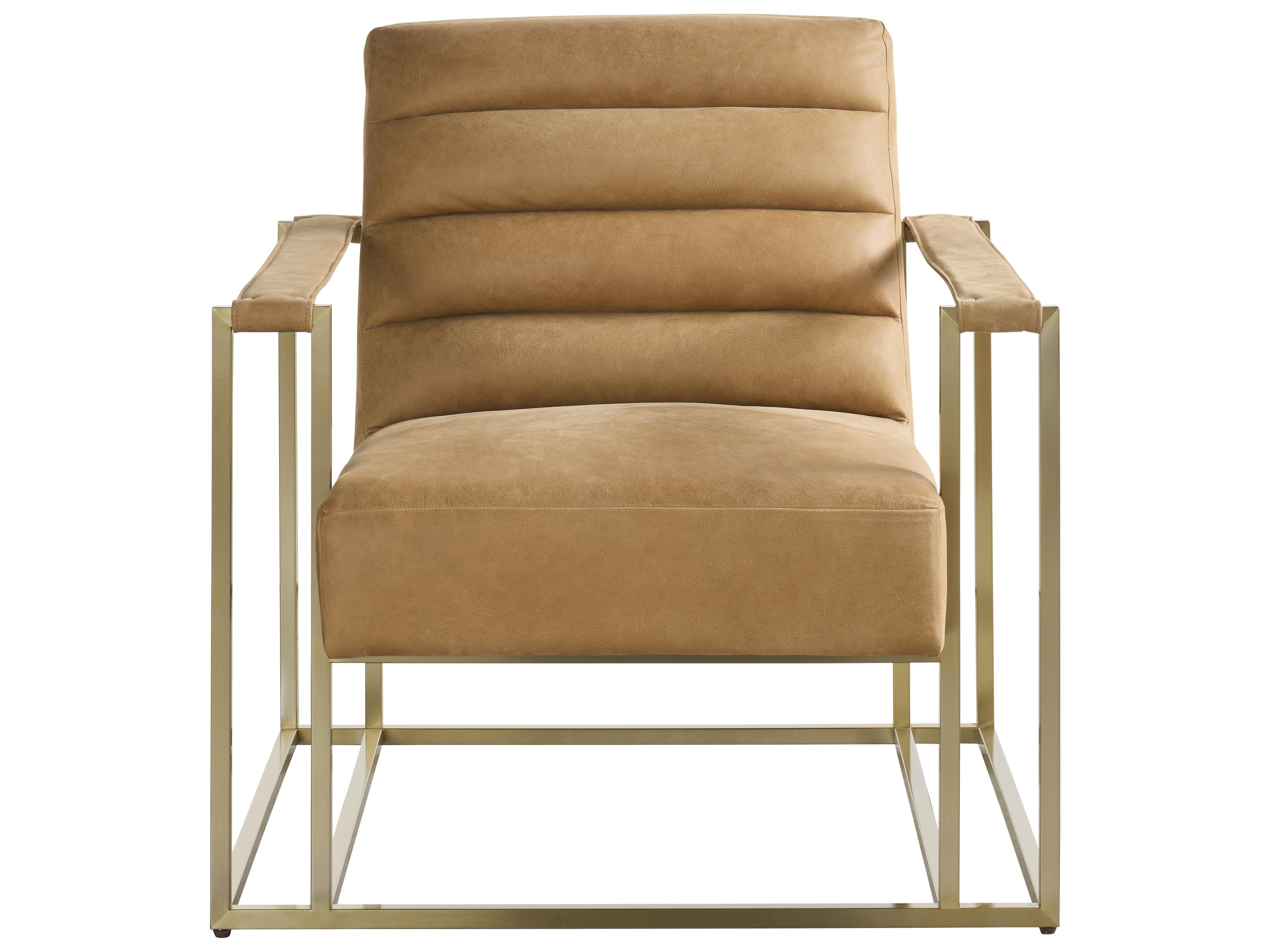 Universal Furniture Accents Tan Leather Accent Chair