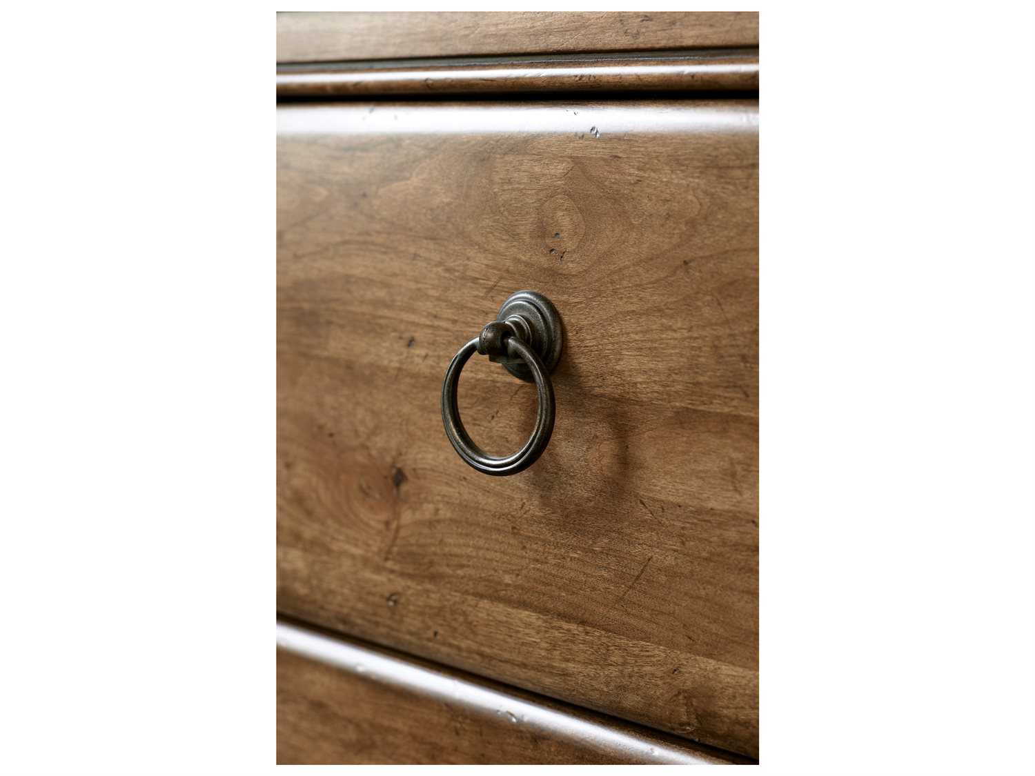 Universal Furniture New Lou 3-Drawer Brown Nightstand