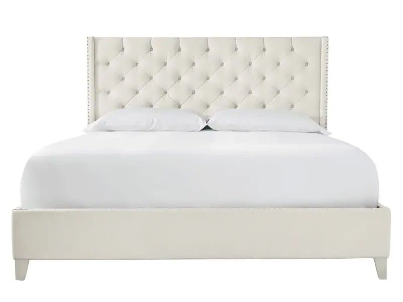 Universal Furniture Midtown Bed Beige Upholstered King Platform