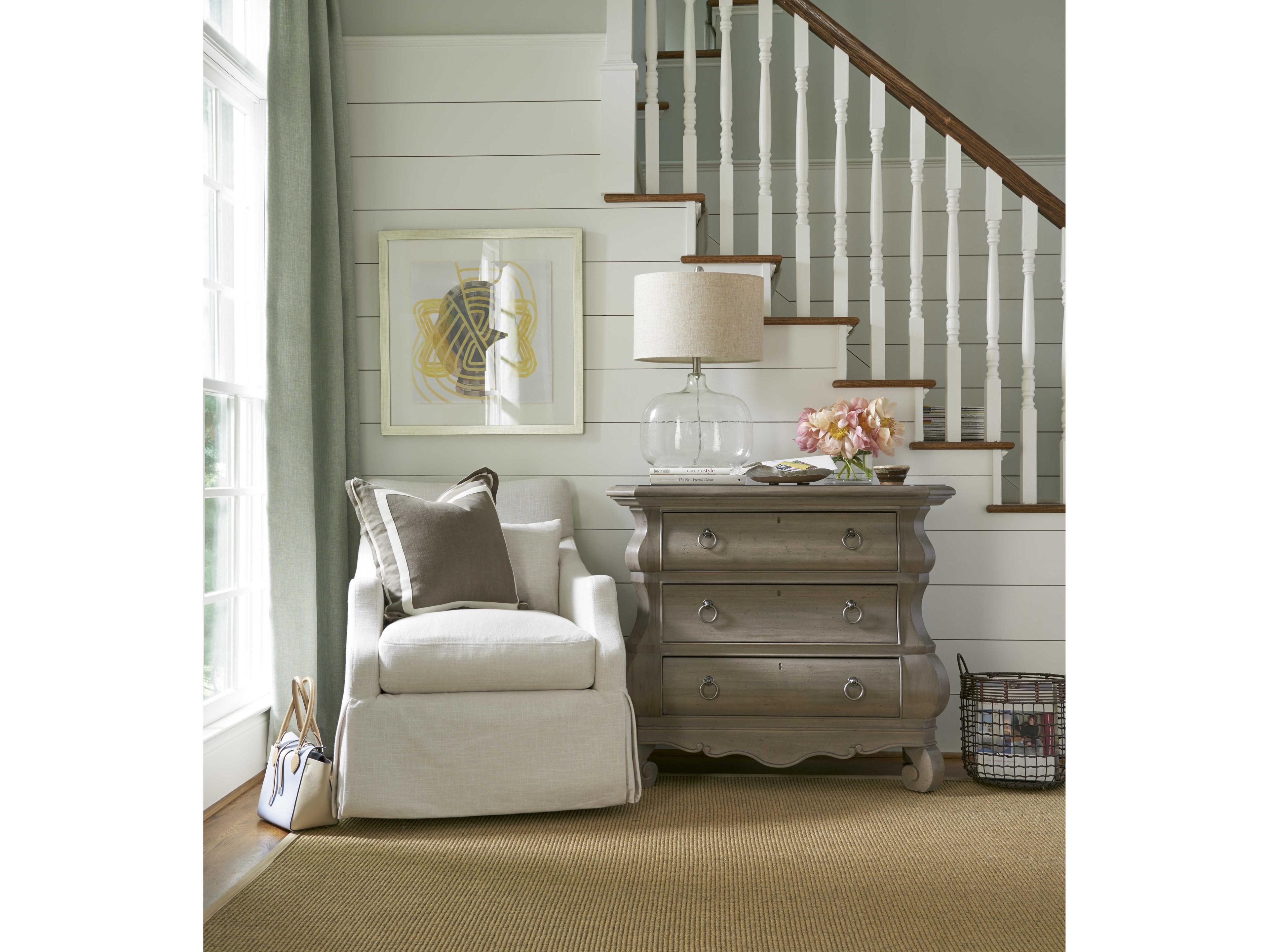 Universal Furniture Margaux Cream Fabric Accent Chair