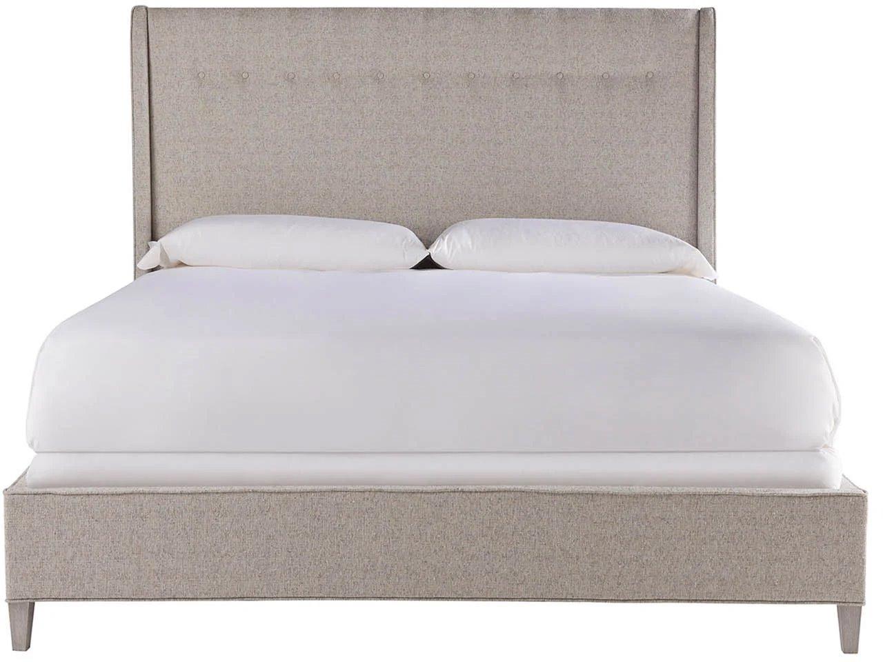 Universal Furniture Midtown Bed Beige Upholstered Queen Platform