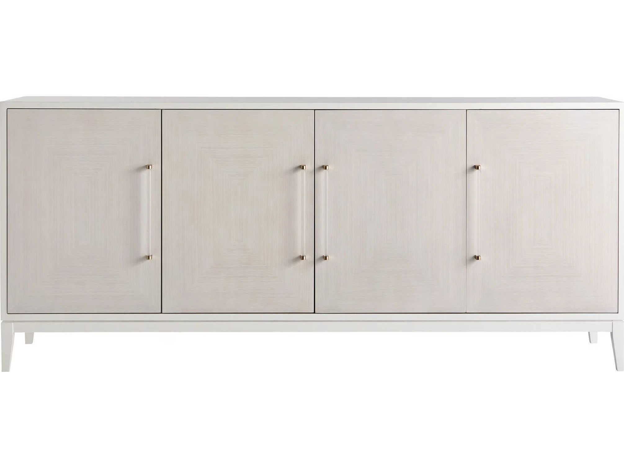 Universal Furniture Miranda Kerr 78" Alabaster White Lacquer Credenza Sideboard