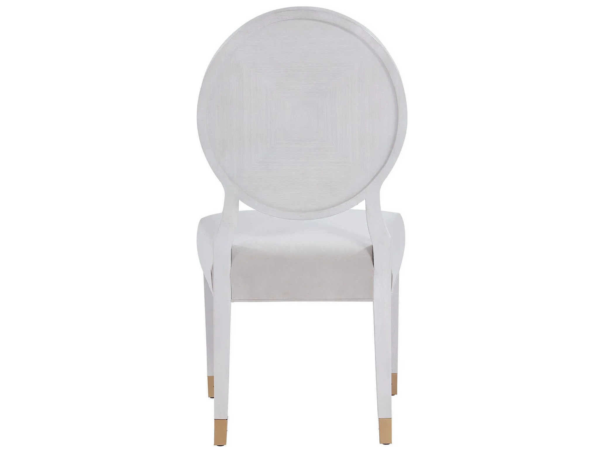 Universal Furniture Miranda Kerr Solid Wood White Upholstered Side Dining Chair