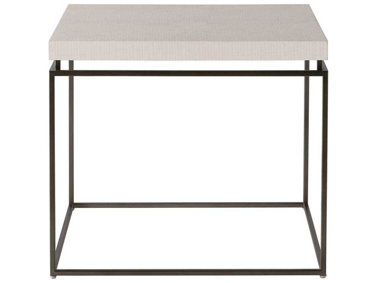 Universal Furniture Modern Farmhouse Rectangular Wood Rustic Oak End Table