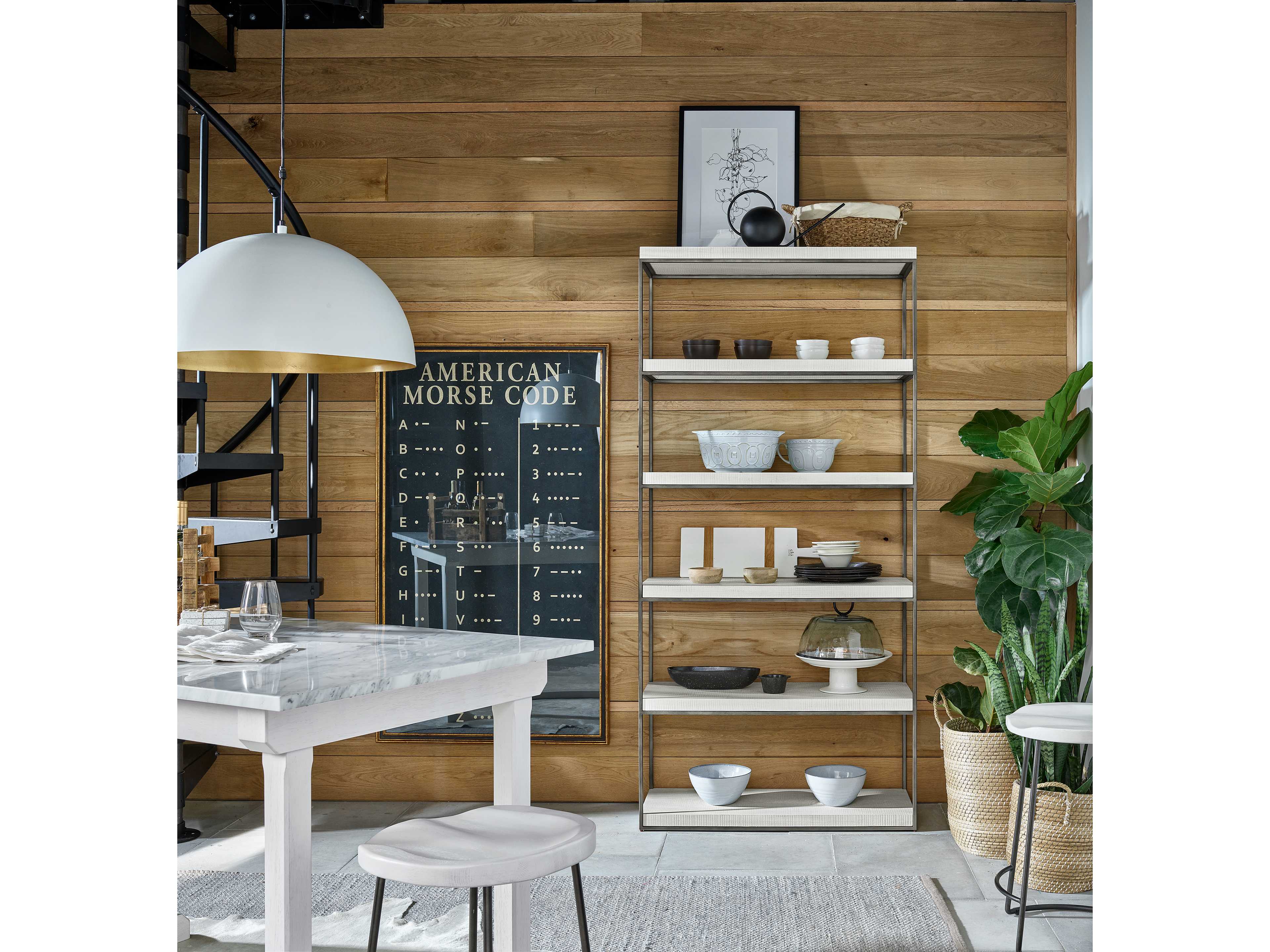 Universal Furniture Modern Farmhouse Braxton Etagere
