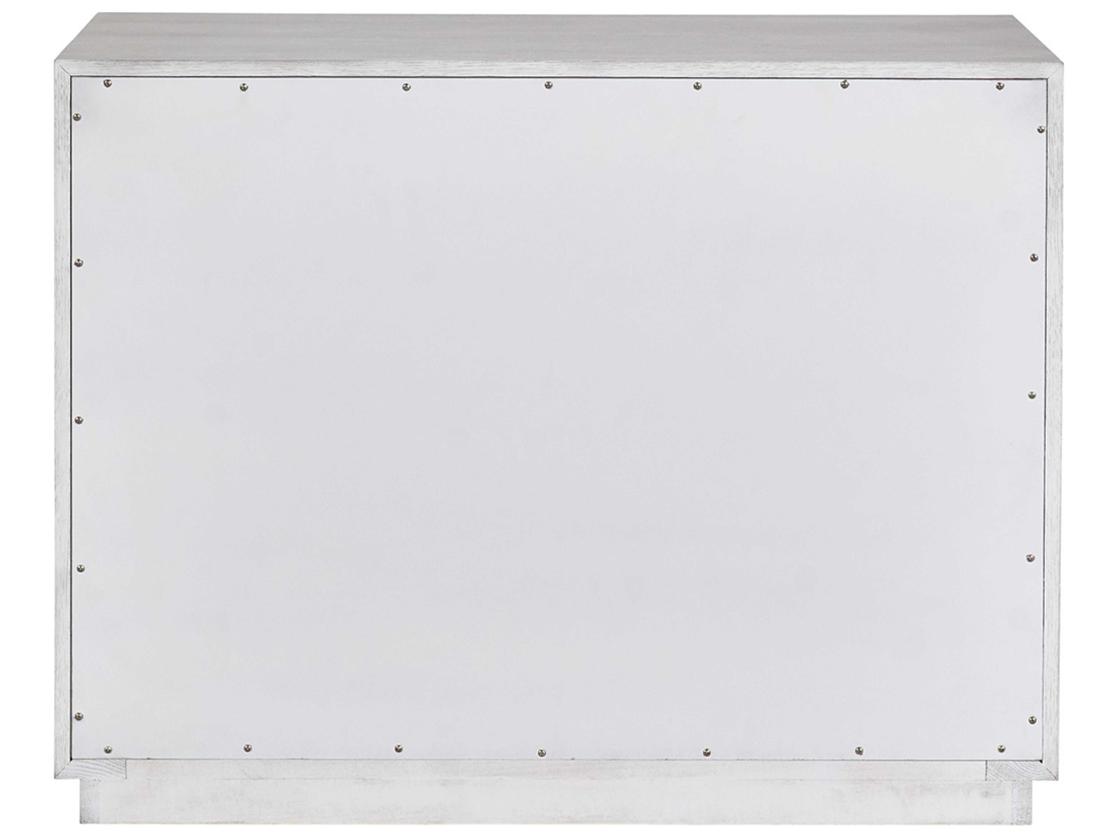 Universal Furniture Modern Farmhouse 3-Drawers Weathered Gray Oak Wood Accent Chest