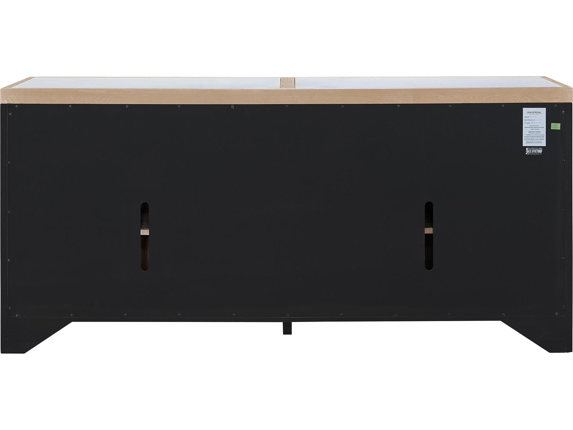 Universal Furniture Modern Farmhouse Blair 78" Solid Wood Natural Oak Sideboard