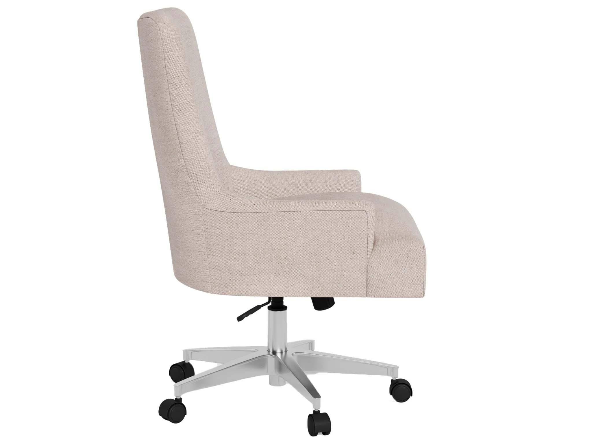 Universal Furniture Haven Pink Upholstered Adjustable Swivel Computer Office Chair