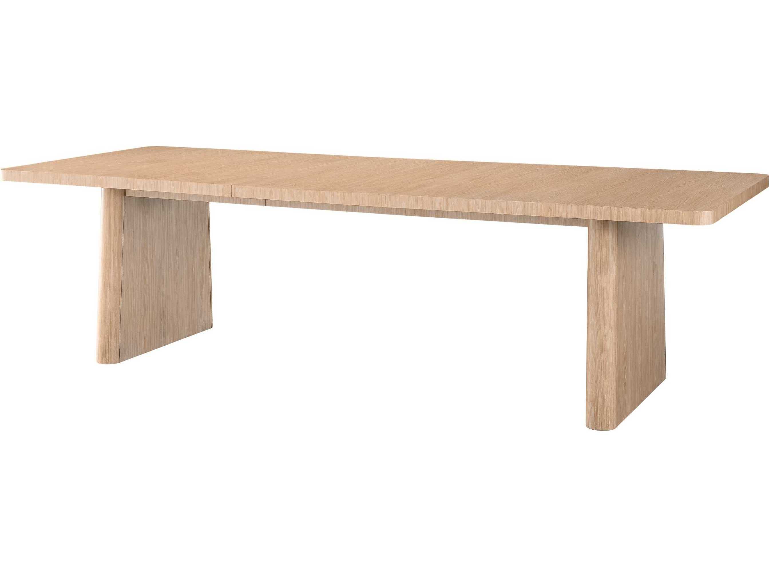 Universal Furniture Nomad Extendable Rectangular Wood Tech Oak Dining Table