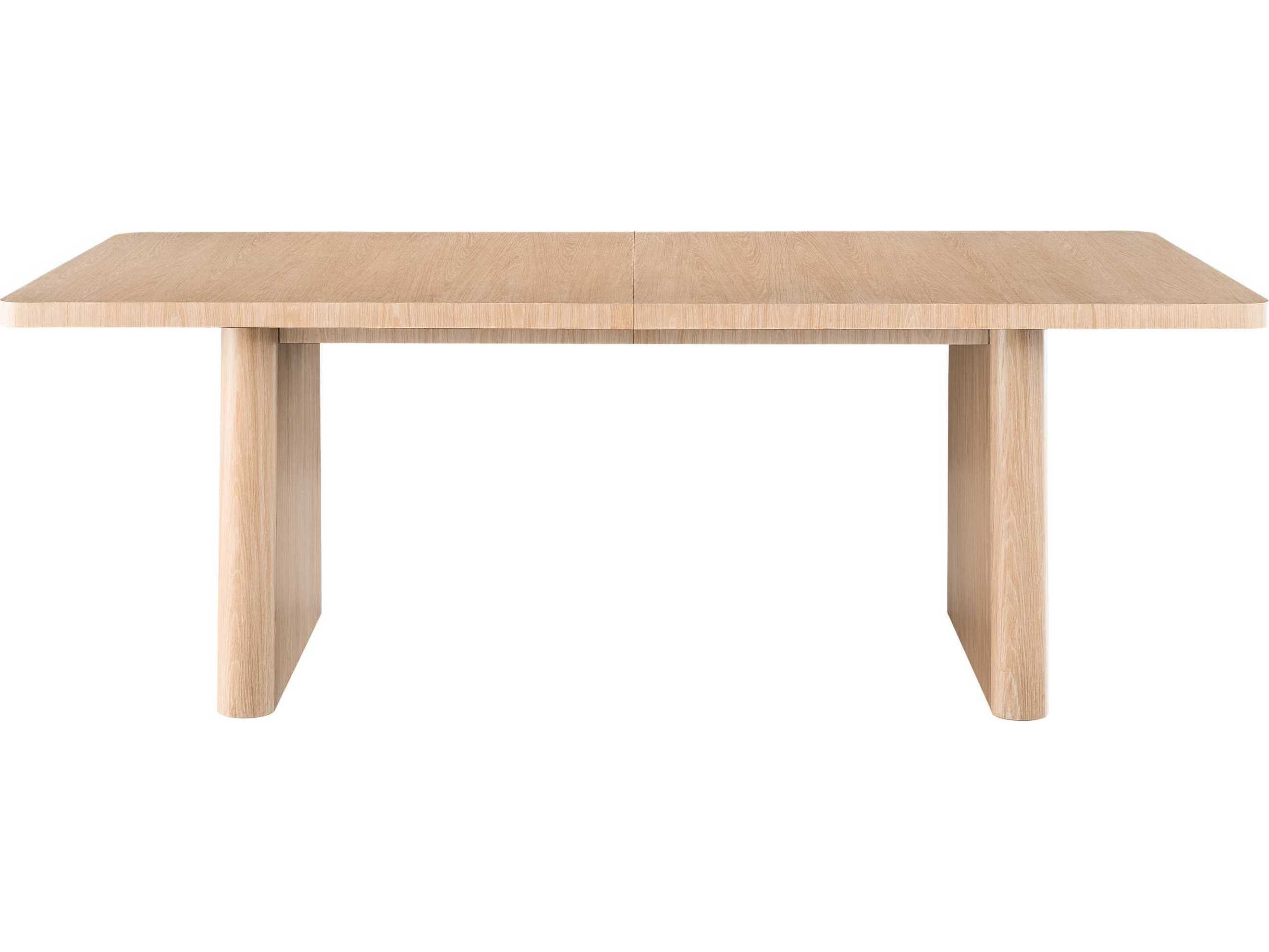 Universal Furniture Nomad Extendable Rectangular Wood Tech Oak Dining Table