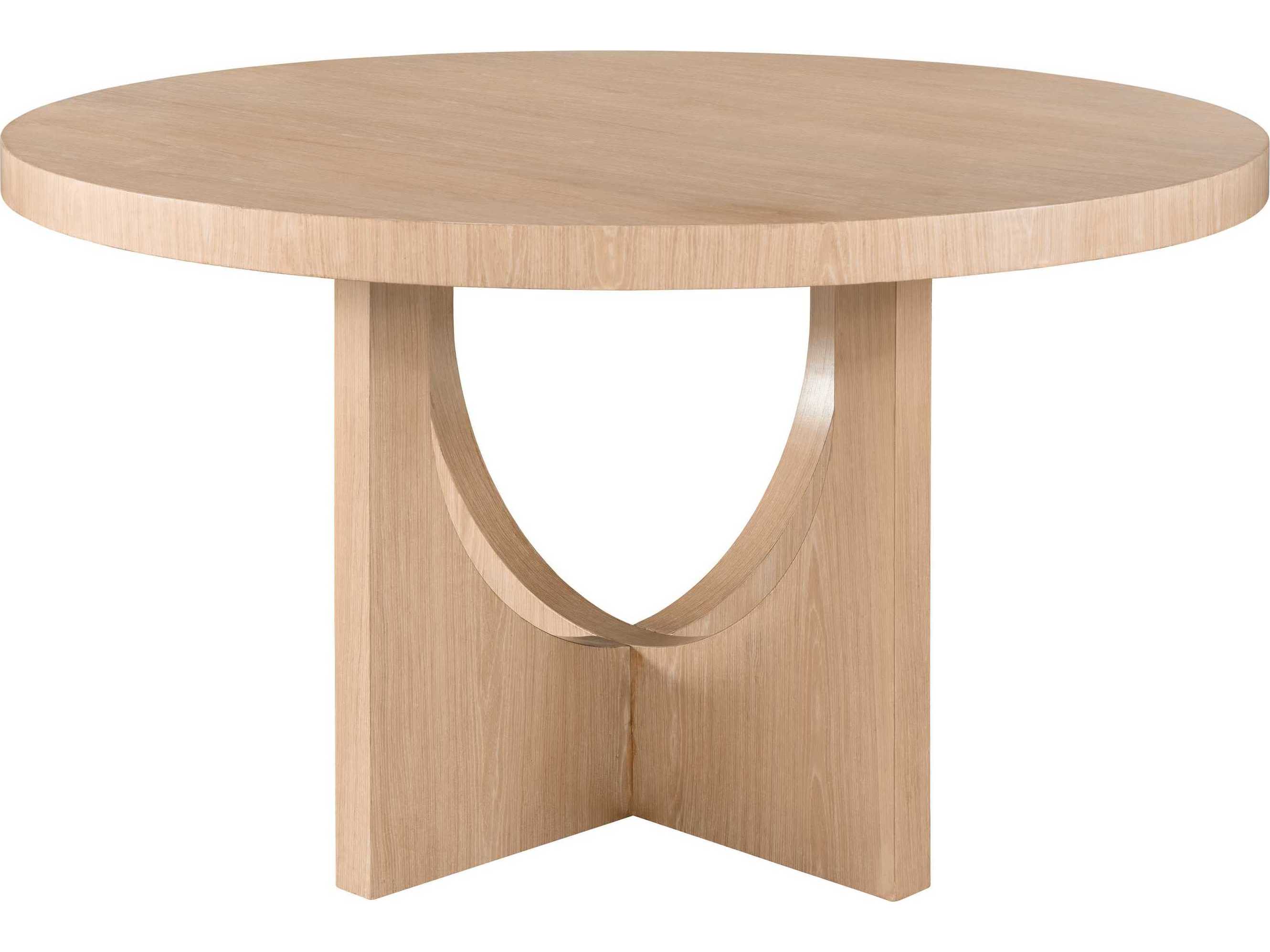 Universal Furniture Nomad Callon Round Wood Tech Oak Dining Table