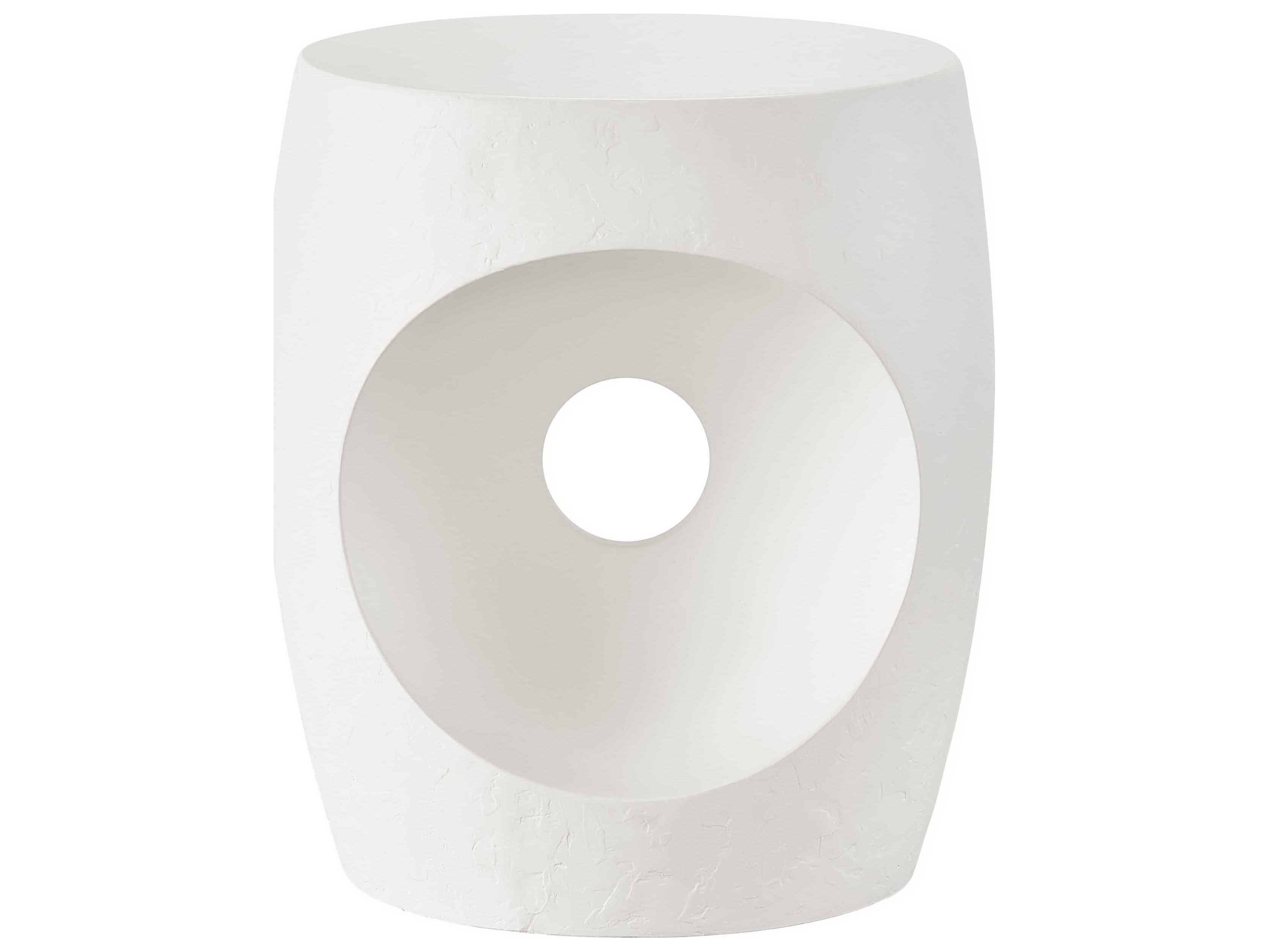 Universal Furniture Nomad Canyo Oval Abaco White End Table