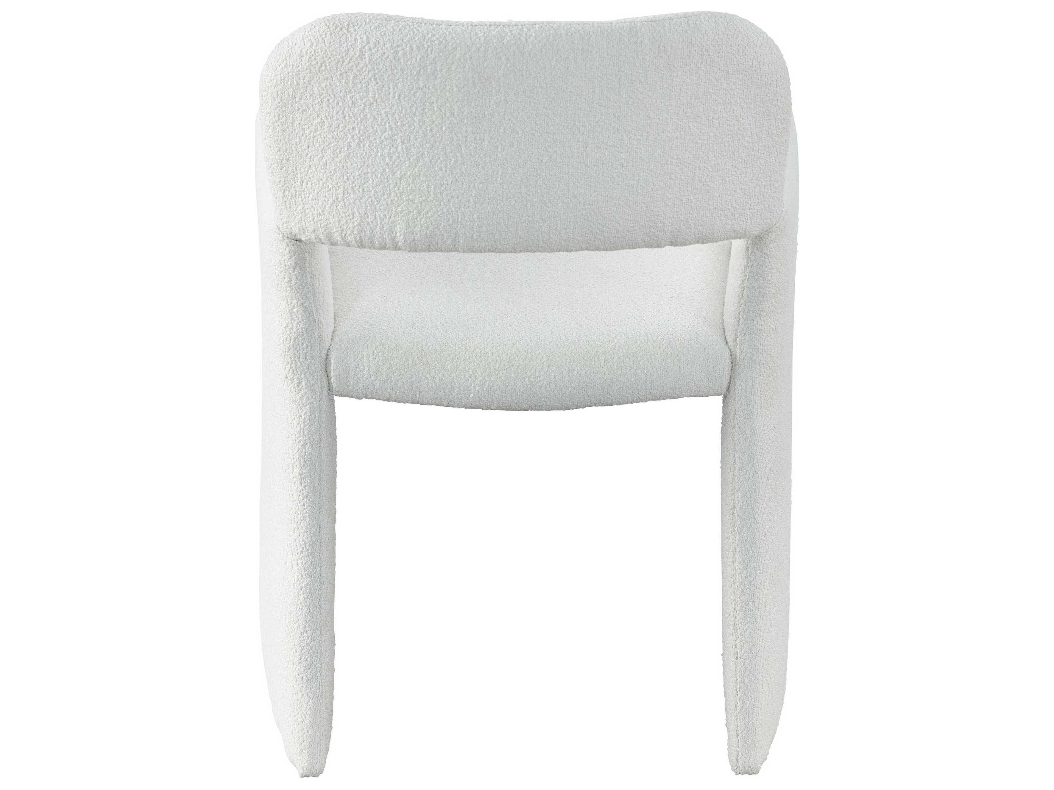 Universal Furniture Tranquility Morel White Upholstered Arm Dining Chair