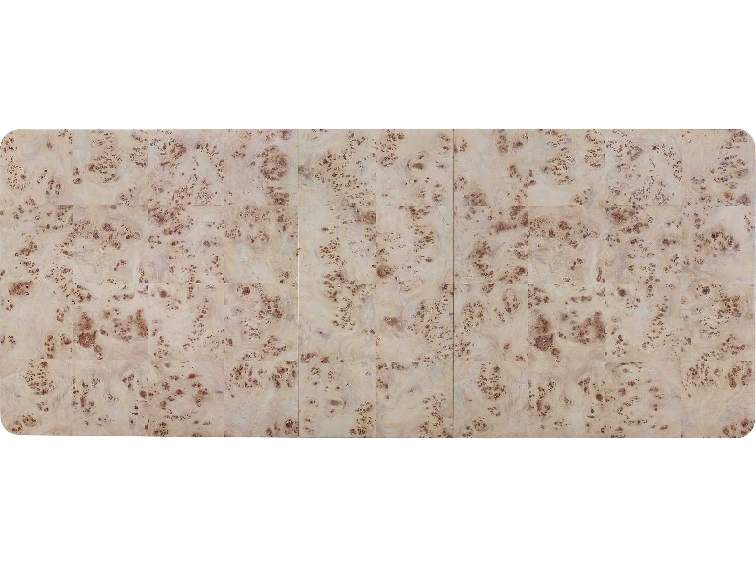 Universal Furniture Tranquility Rectangular Wood Mappa Burl Dining Table