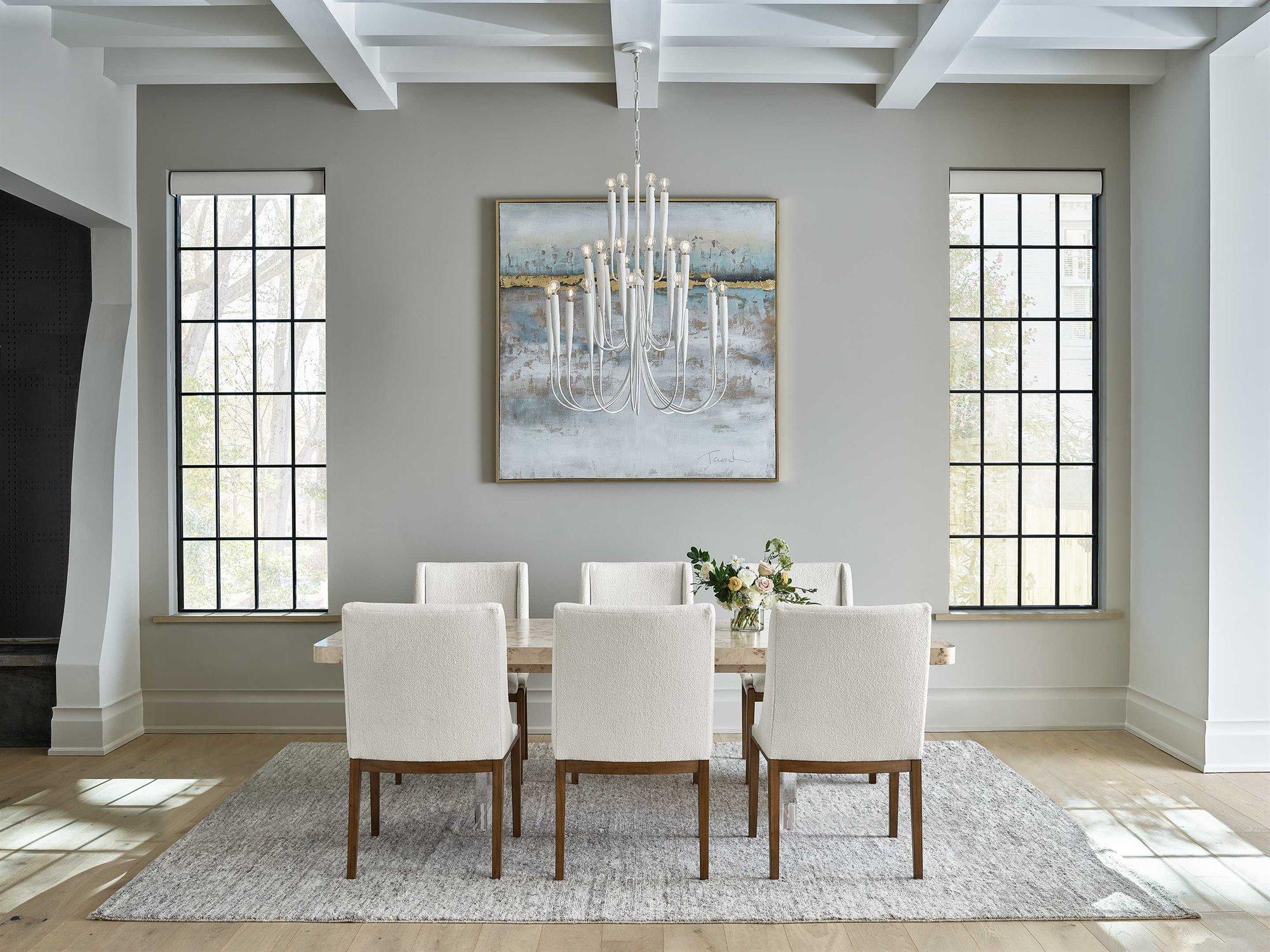 Universal Furniture Tranquility Walnut Wood Dining Room Set