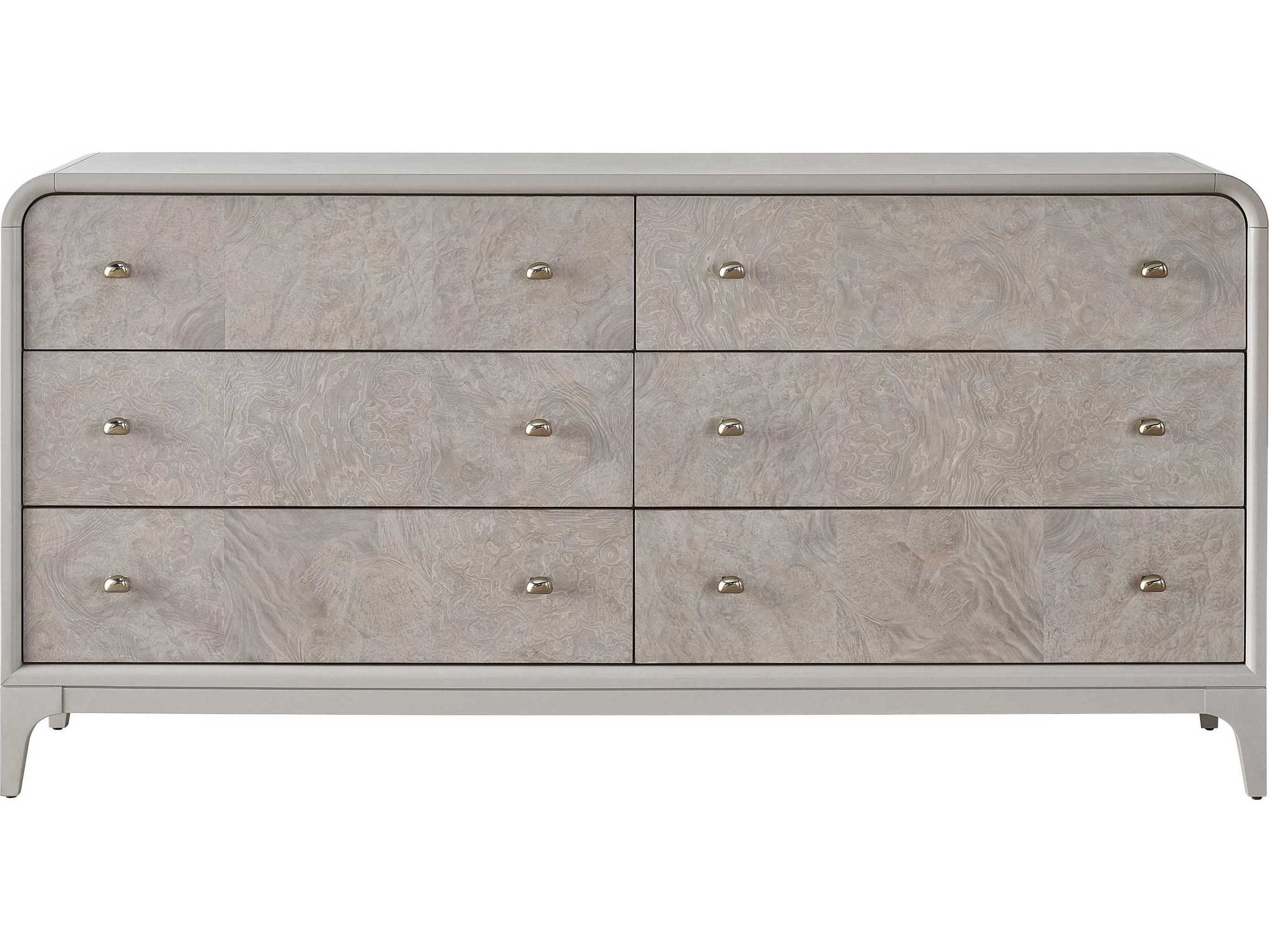 Universal Furniture Tranquility Immersion 6-Drawers Gray Double Dresser