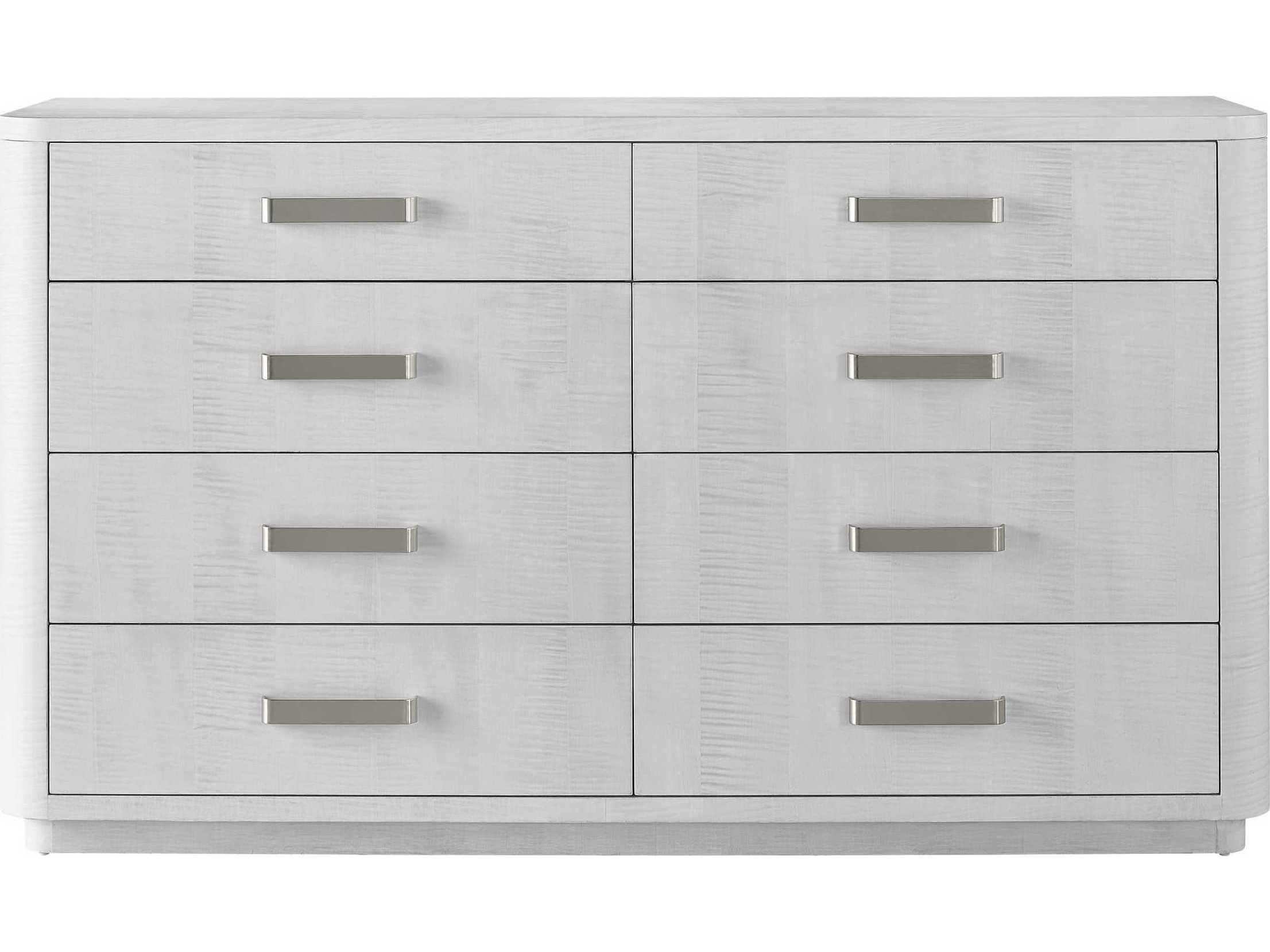 Universal Furniture Tranquility Adore 8-Drawers White Double Dresser